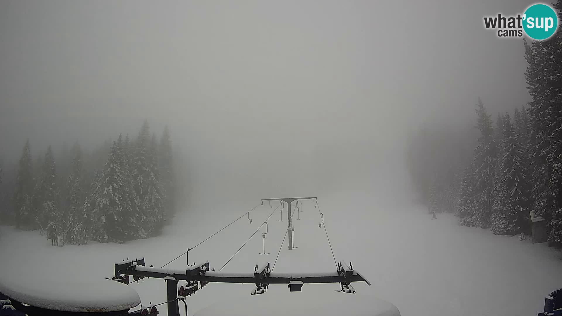 Skigebiet Rogla Webcam Ostruščica Piste 1 und 2