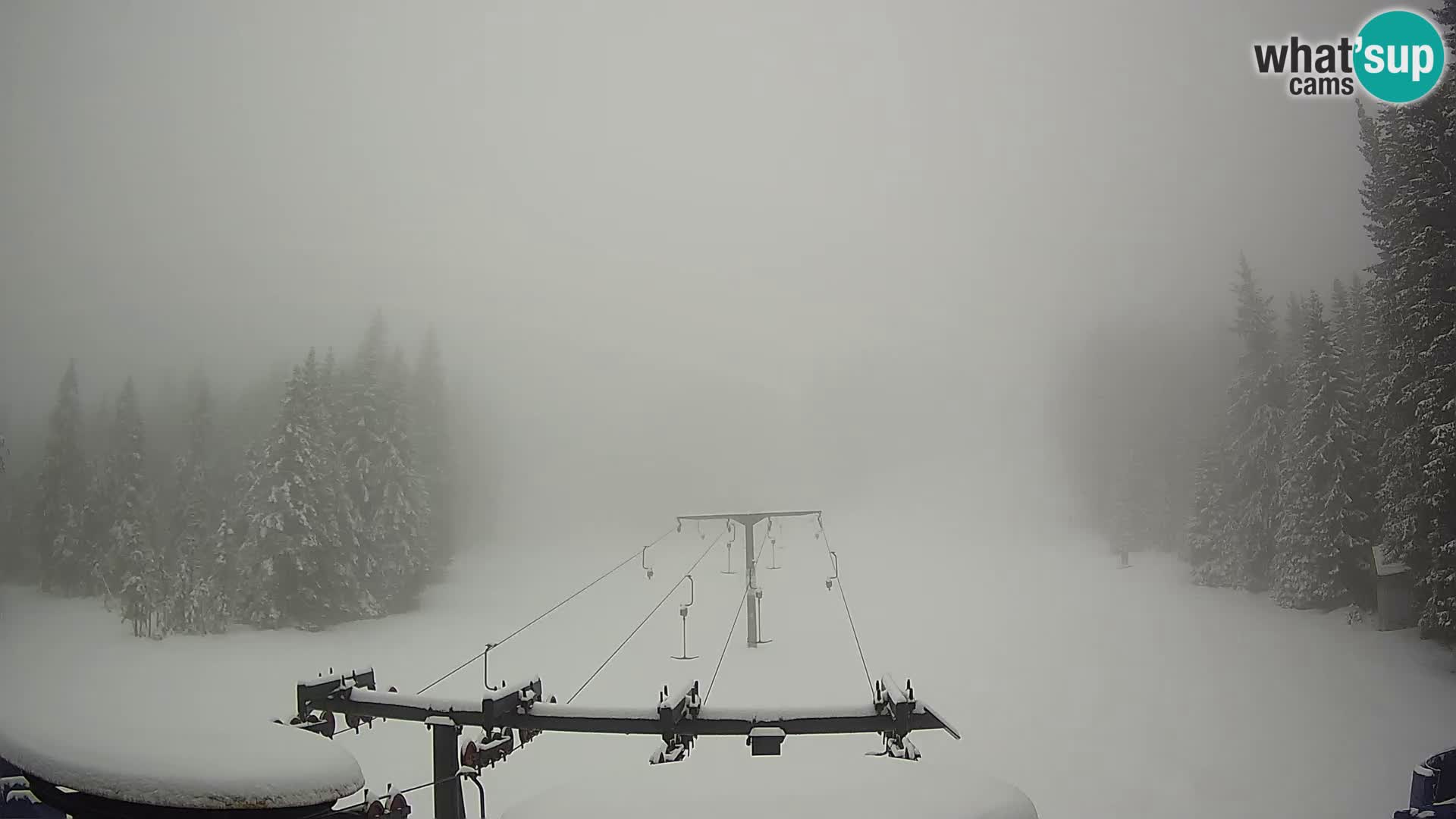 Skigebiet Rogla Webcam Ostruščica Piste 1 und 2