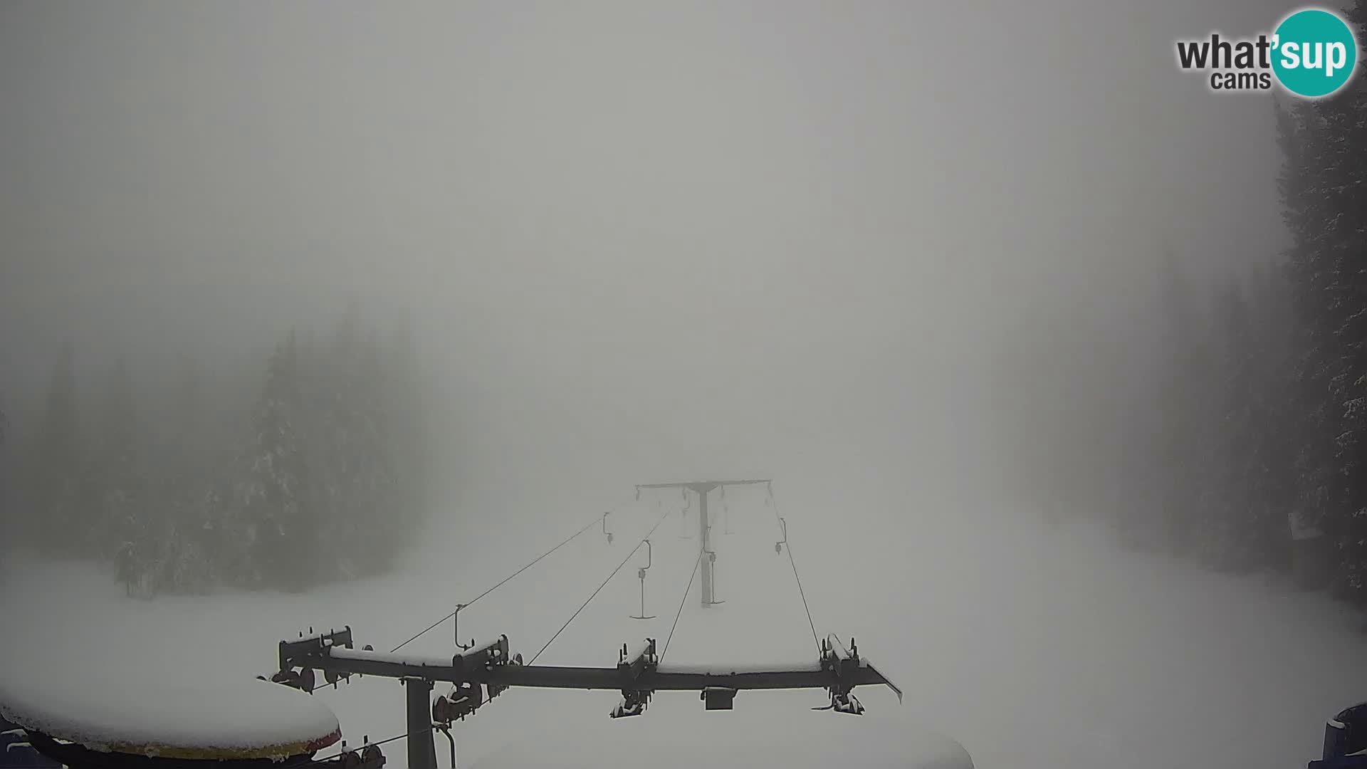 Skijalište Rogla web kamera Ostruščica proga 1 in 2