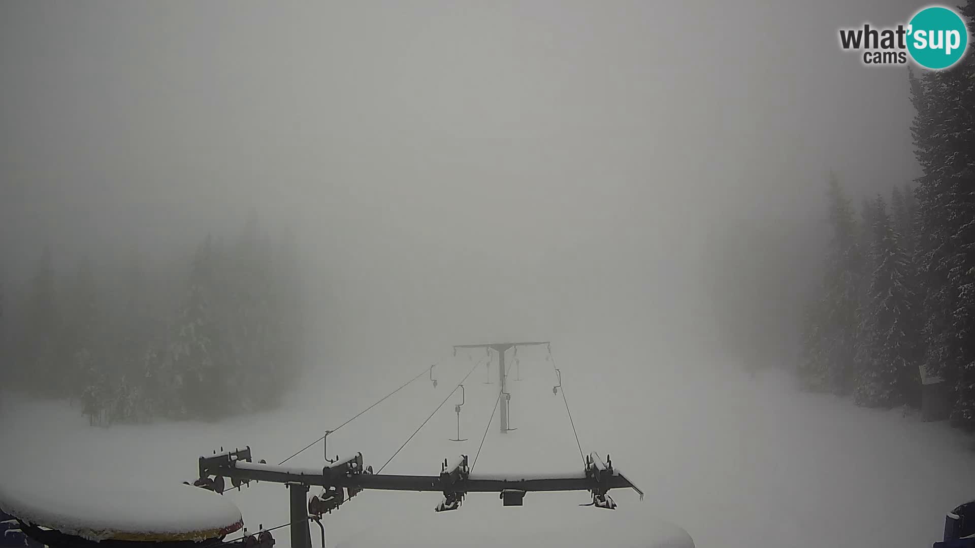 Skigebiet Rogla Webcam Ostruščica Piste 1 und 2