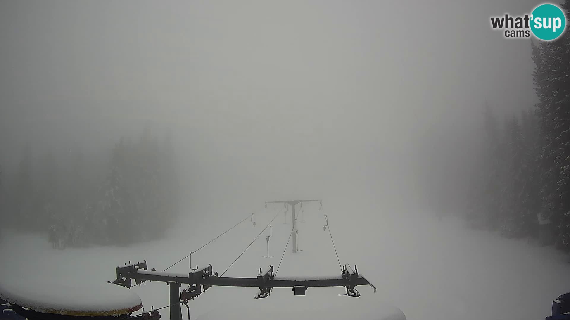 Skigebiet Rogla Webcam Ostruščica Piste 1 und 2