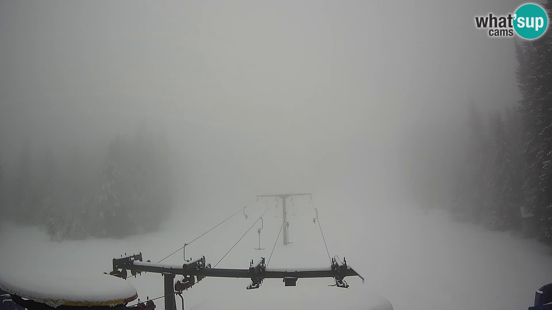 Smučišče Rogla Spletna kamera Ostruščica proga 1 in 2