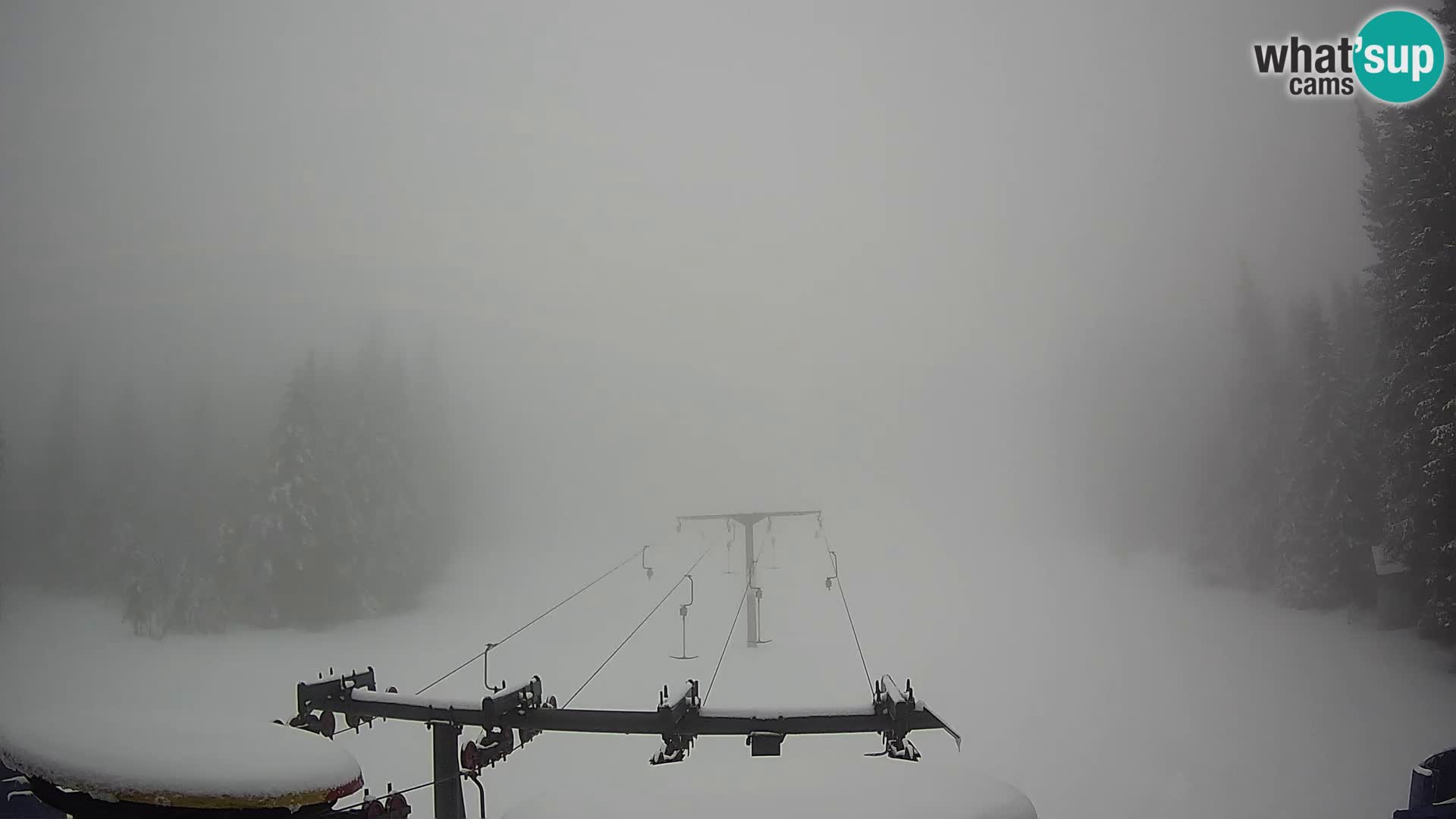 Skigebiet Rogla Webcam Ostruščica Piste 1 und 2