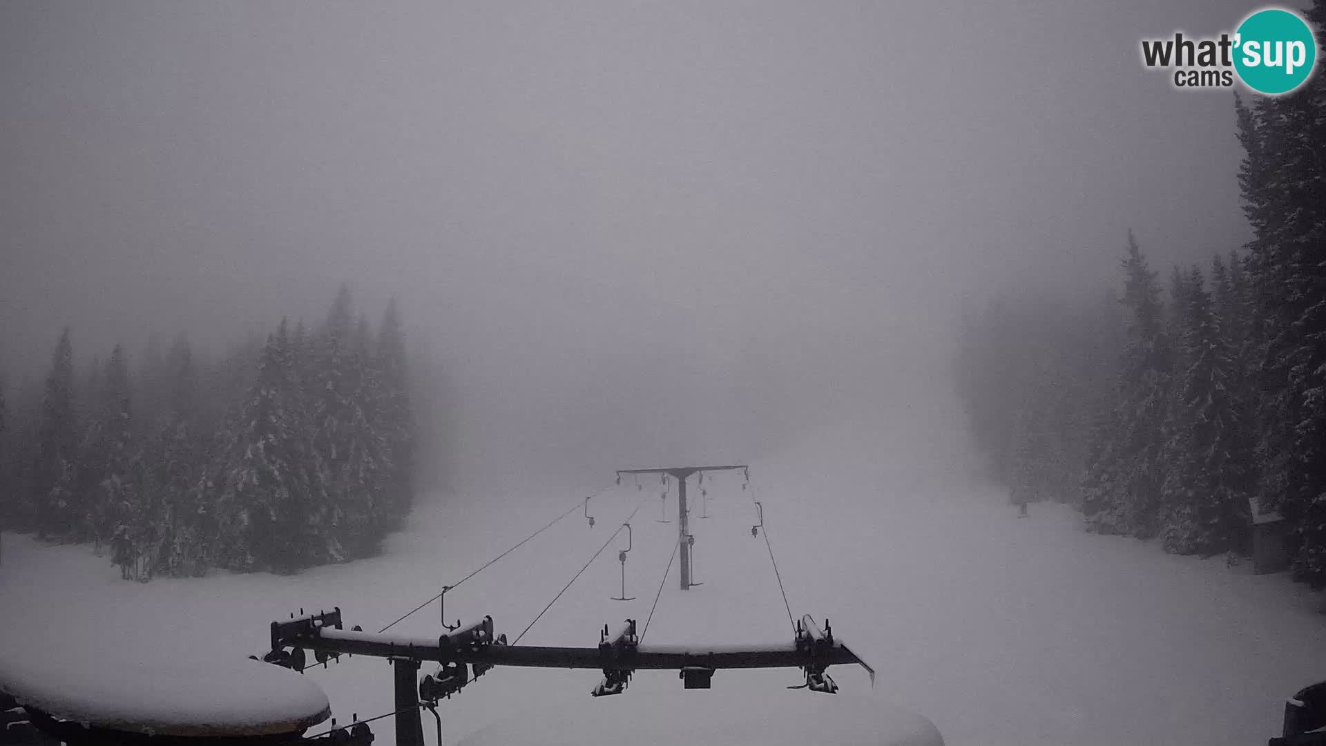 Skigebiet Rogla Webcam Ostruščica Piste 1 und 2