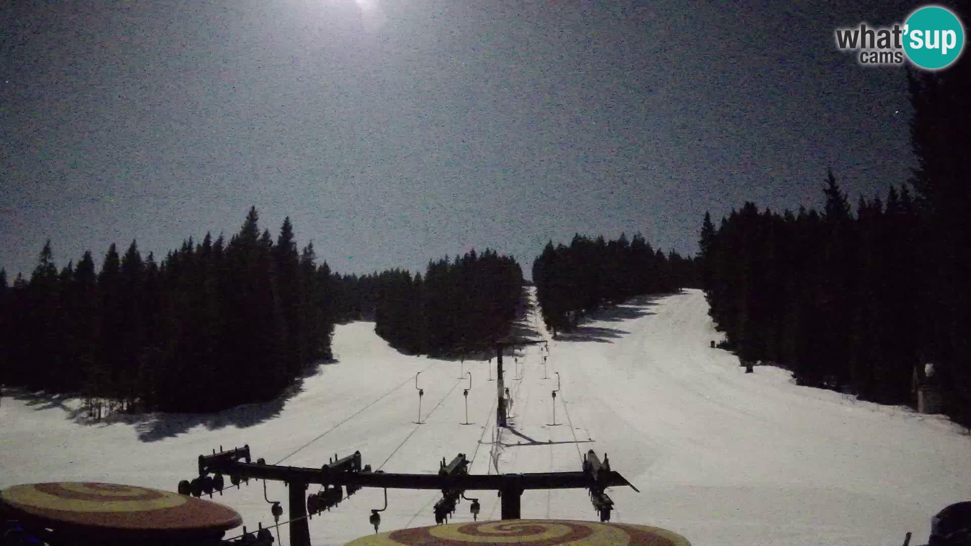 Skijalište Rogla web kamera Ostruščica proga 1 in 2