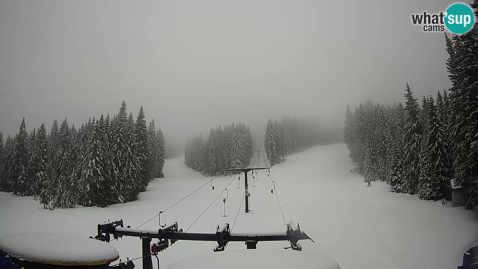 Station de ski Rogla Webcam Ostruščica pistes 1 et 2