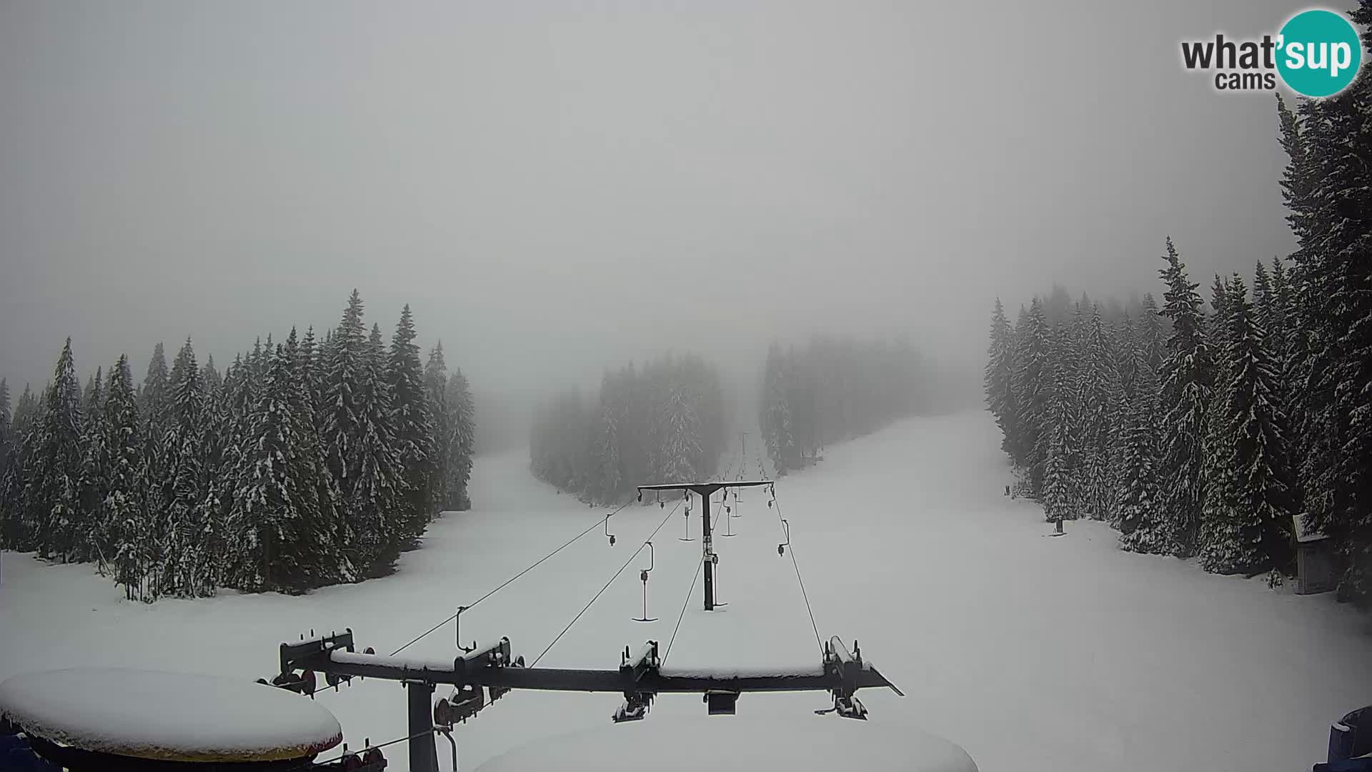 Estación de esquí Rogla Webcam Ostruščica pistas 1 y 2