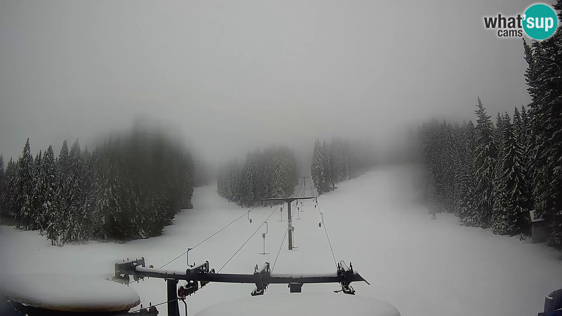 Skigebiet Rogla Webcam Ostruščica Piste 1 und 2