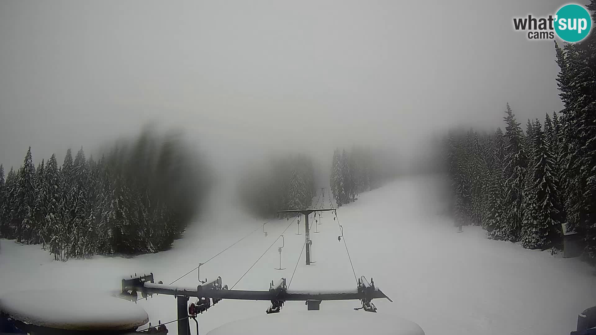 Comprensorio sciistico Rogla Webcam live Ostruščica piste 1 e 2