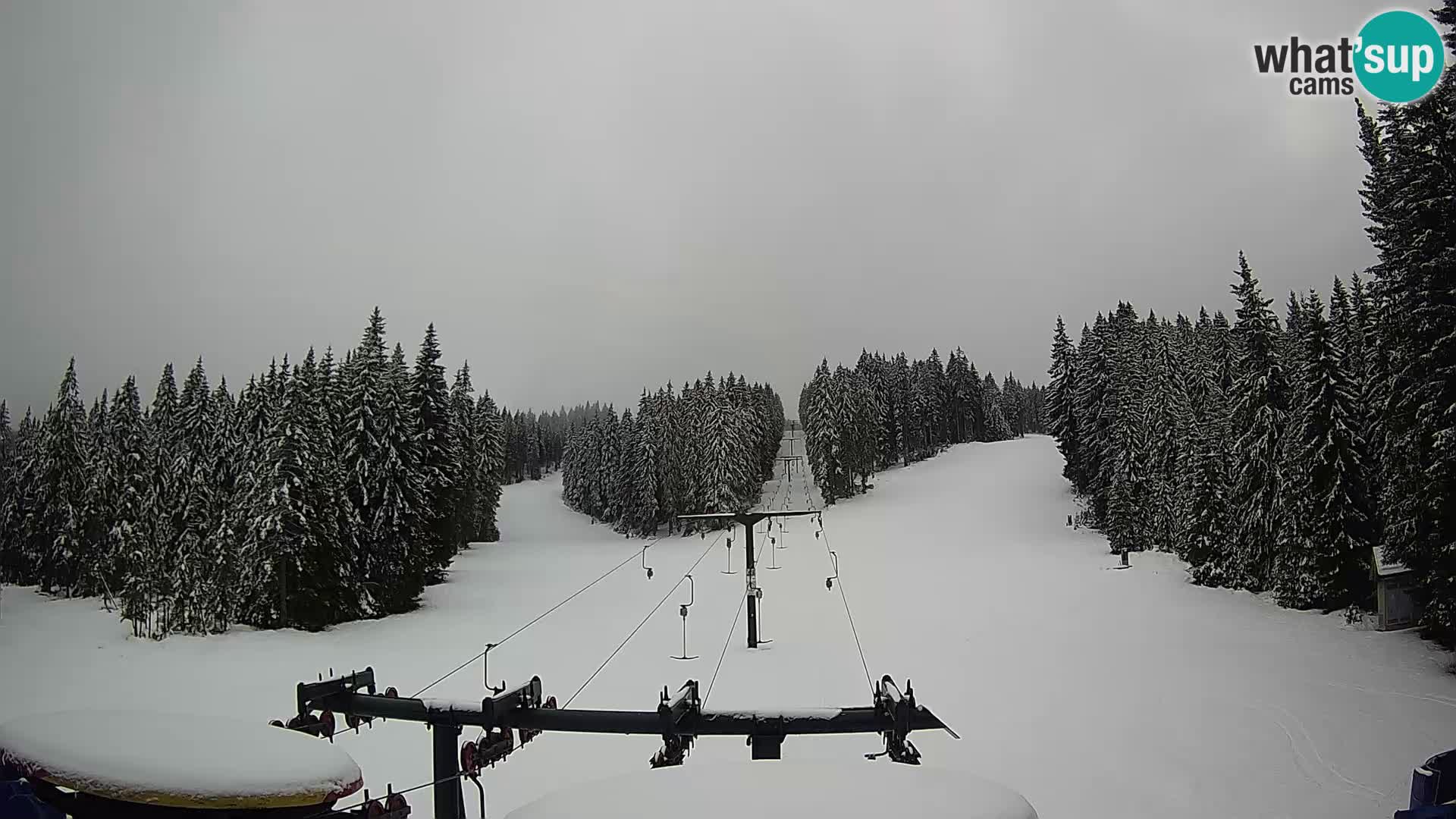 Skigebiet Rogla Webcam Ostruščica Piste 1 und 2