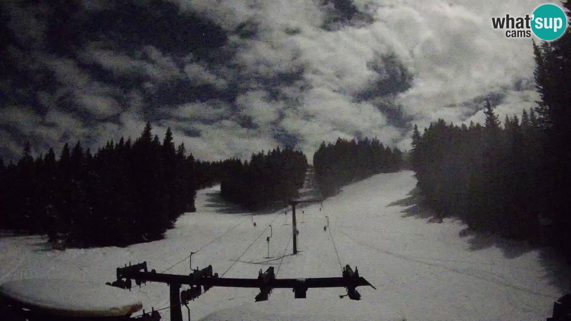 Skijalište Rogla web kamera Ostruščica proga 1 in 2