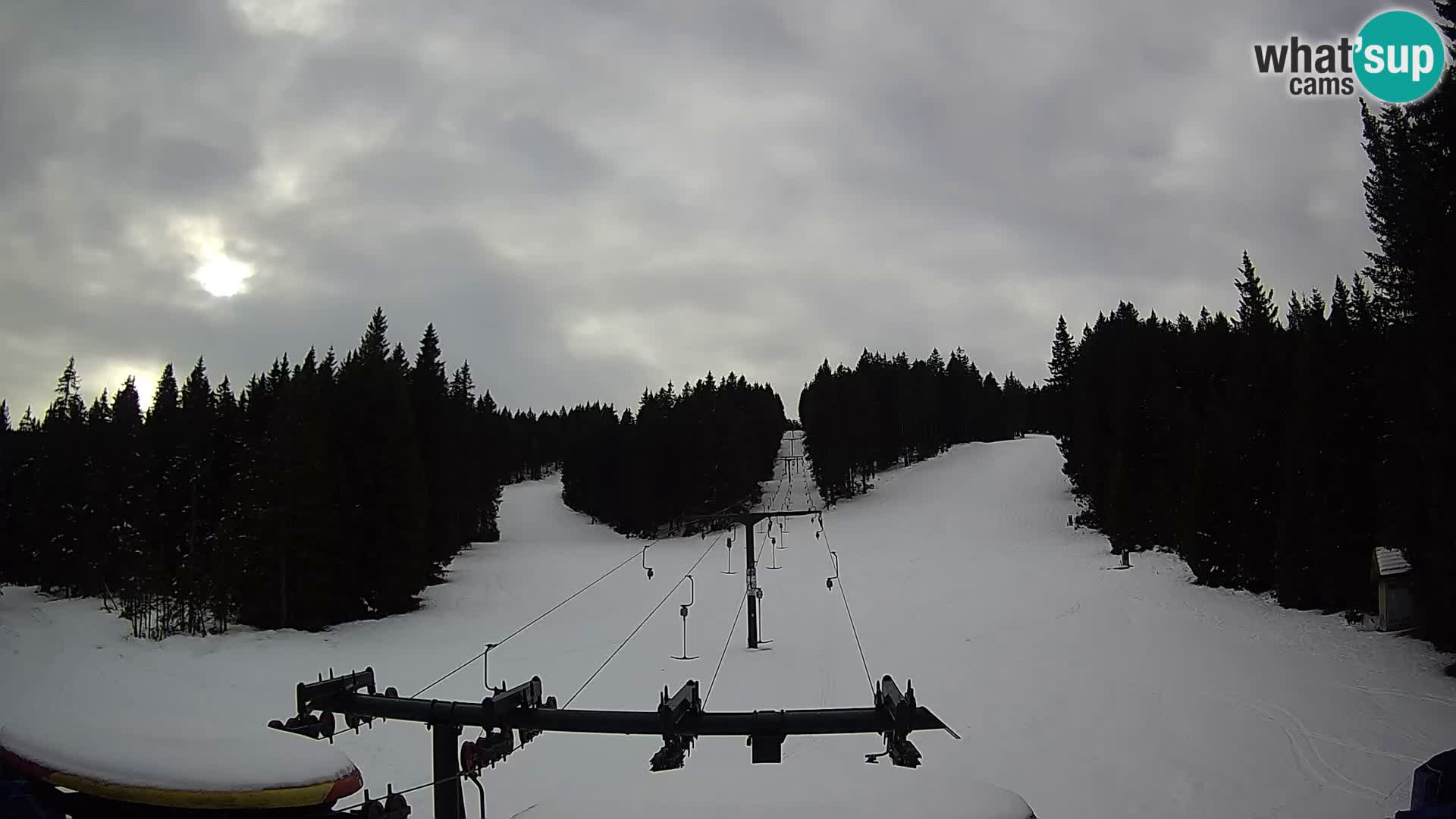 Skigebiet Rogla Webcam Ostruščica Piste 1 und 2