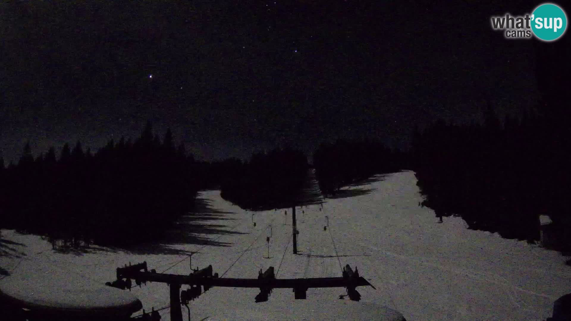 Skigebiet Rogla Webcam Ostruščica Piste 1 und 2
