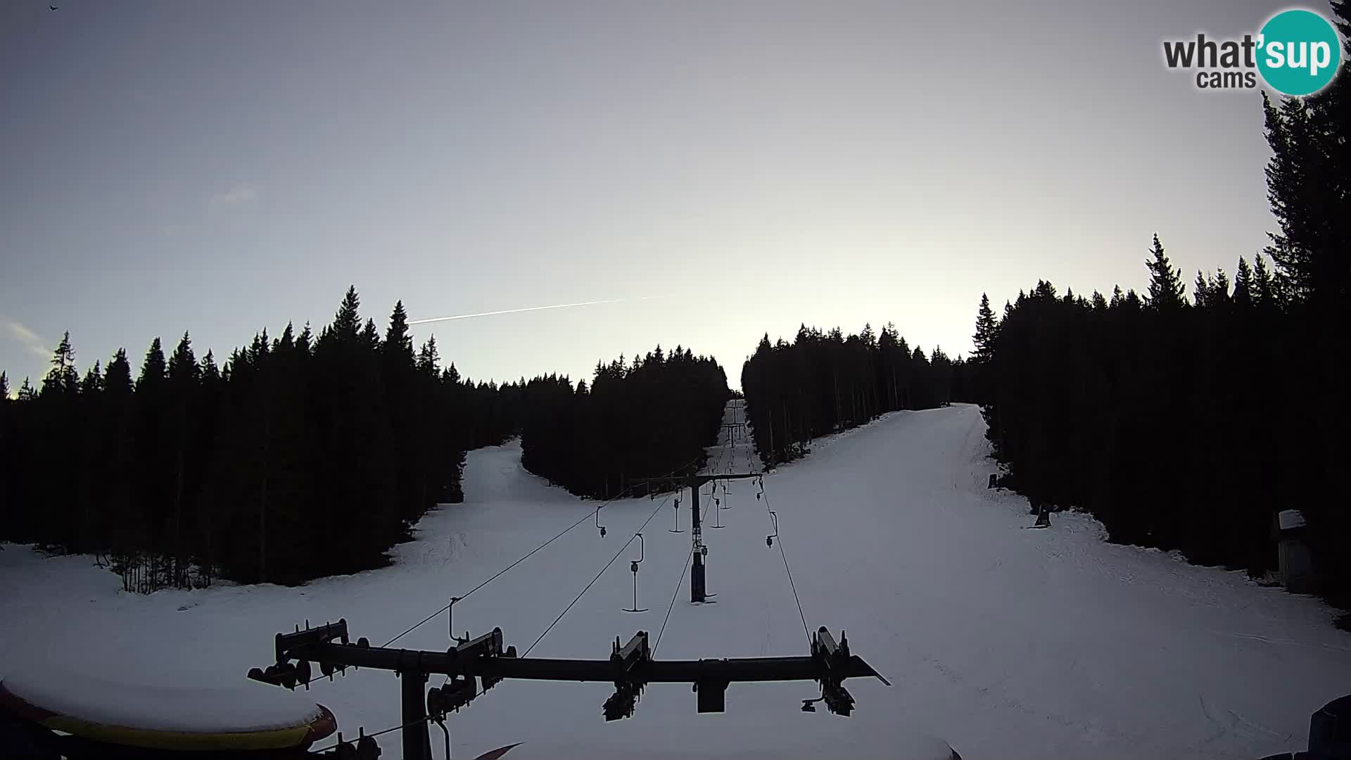 Comprensorio sciistico Rogla Webcam live Ostruščica piste 1 e 2