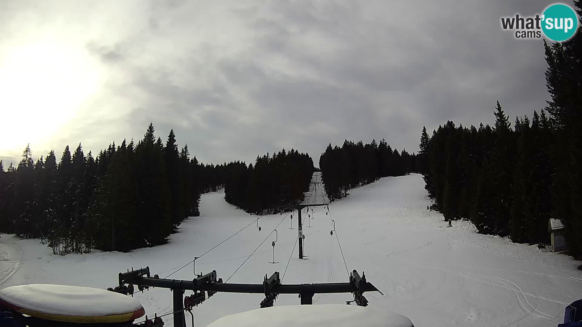 Skigebiet Rogla Webcam Ostruščica Piste 1 und 2