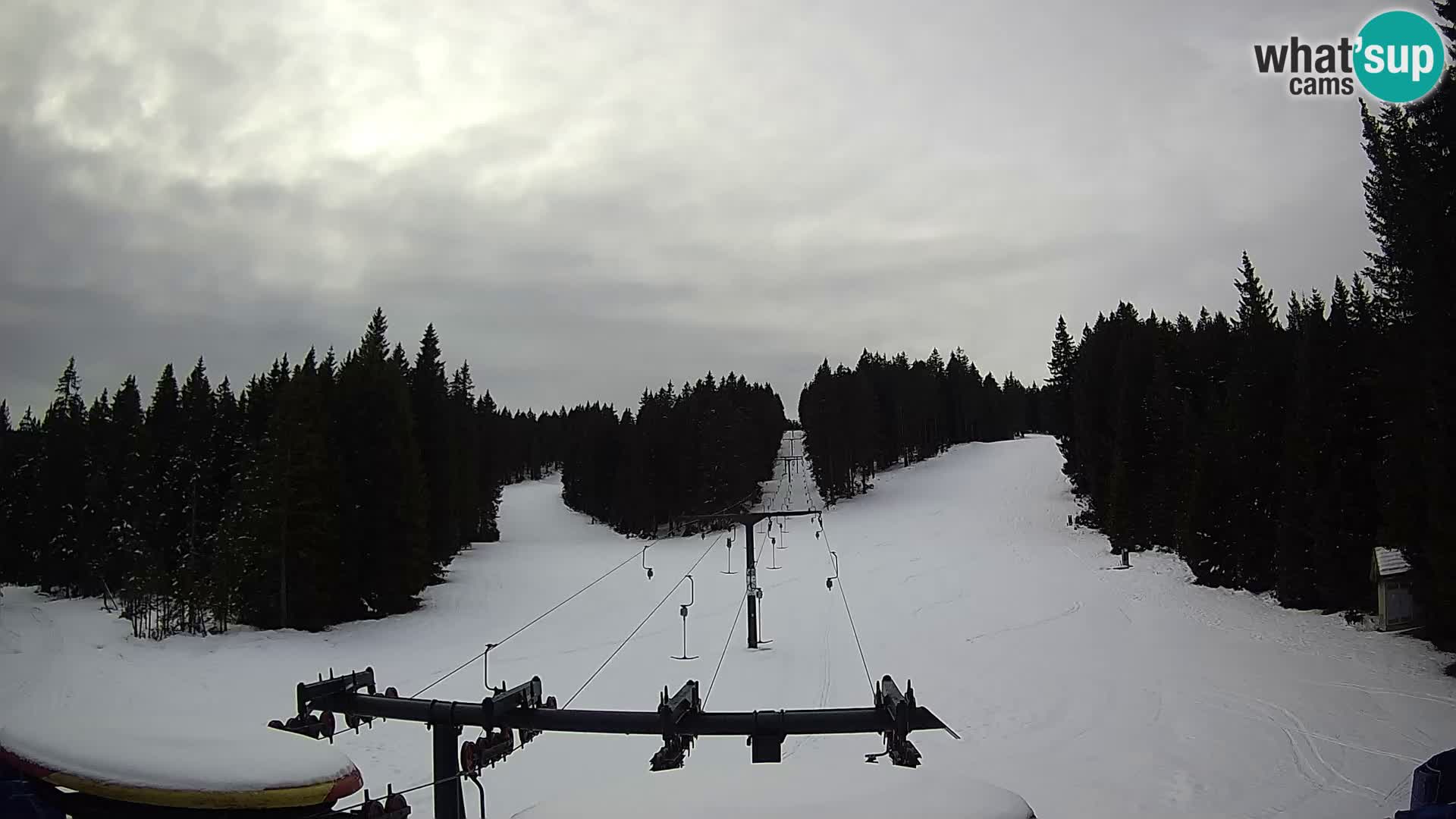 Skigebiet Rogla Webcam Ostruščica Piste 1 und 2