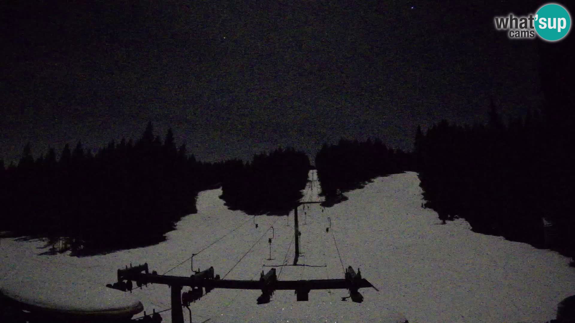 Skigebiet Rogla Webcam Ostruščica Piste 1 und 2