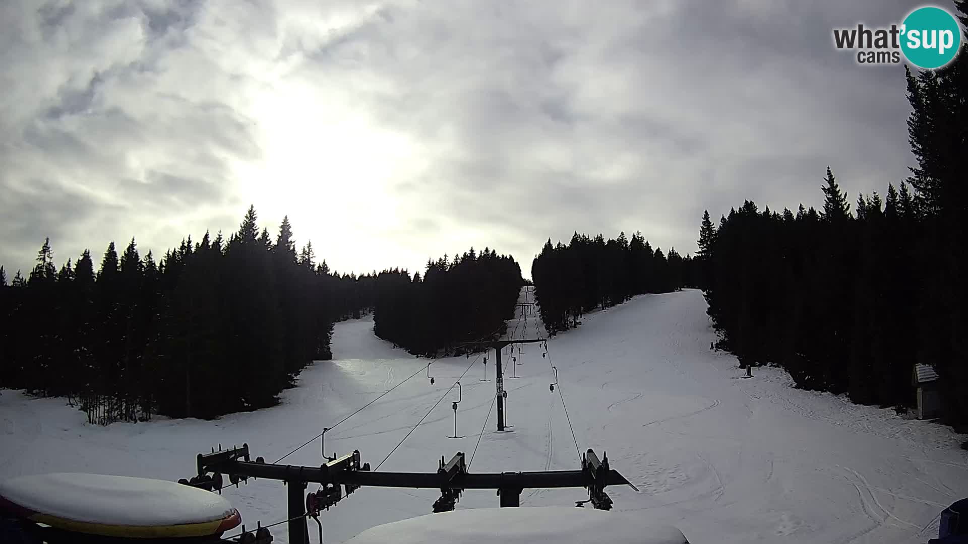 Comprensorio sciistico Rogla Webcam live Ostruščica piste 1 e 2