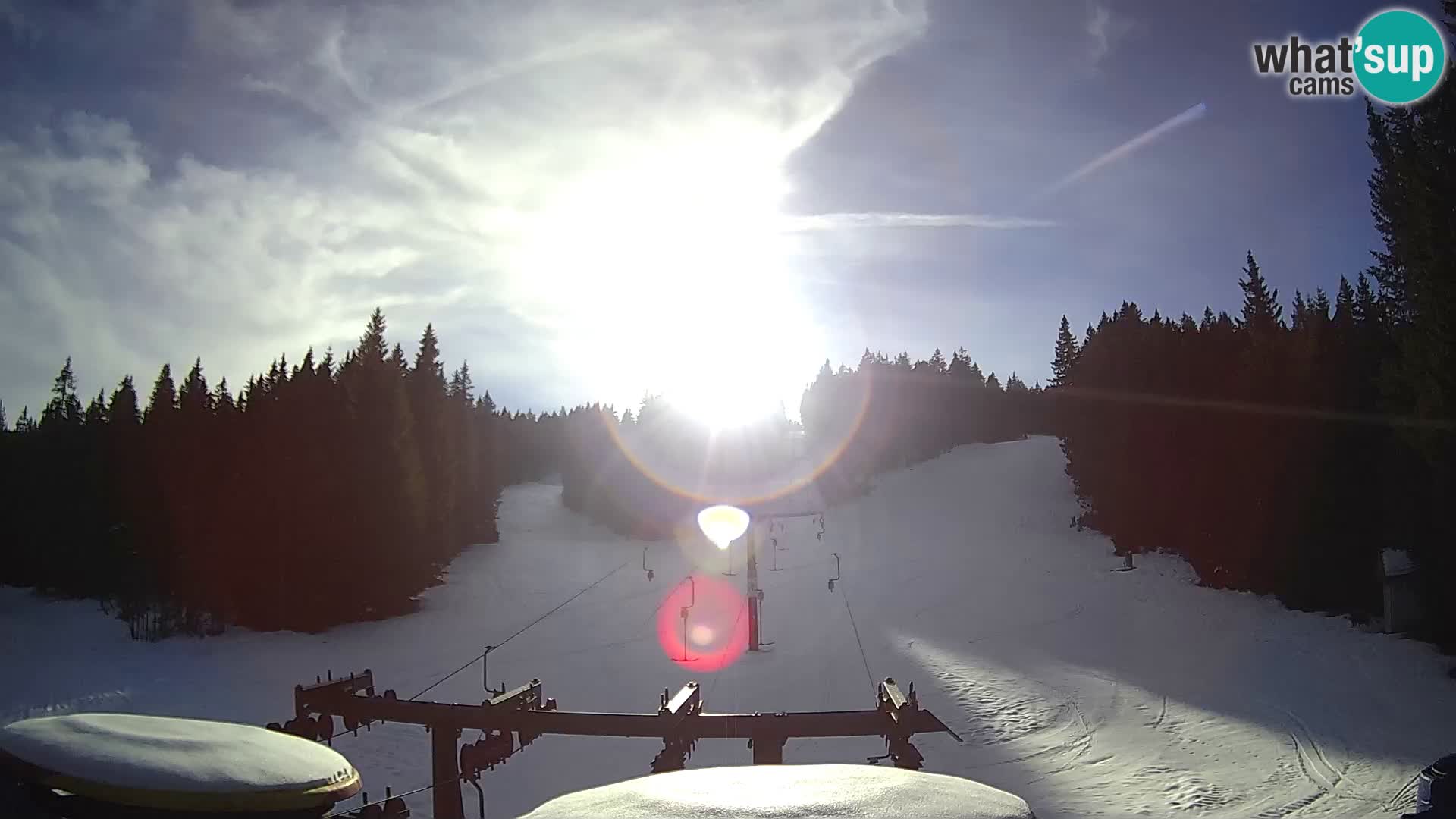 Estación de esquí Rogla Webcam Ostruščica pistas 1 y 2
