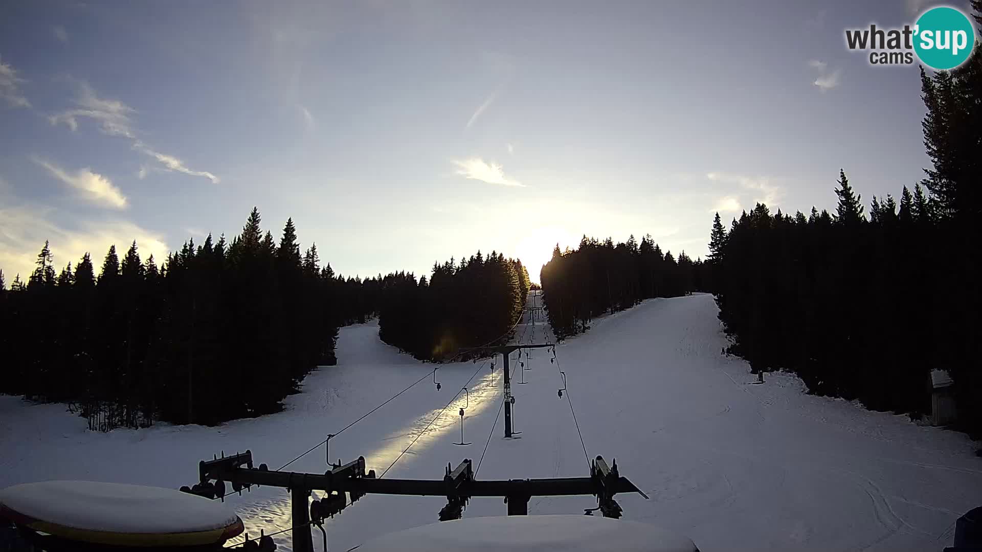 Station de ski Rogla Webcam Ostruščica pistes 1 et 2