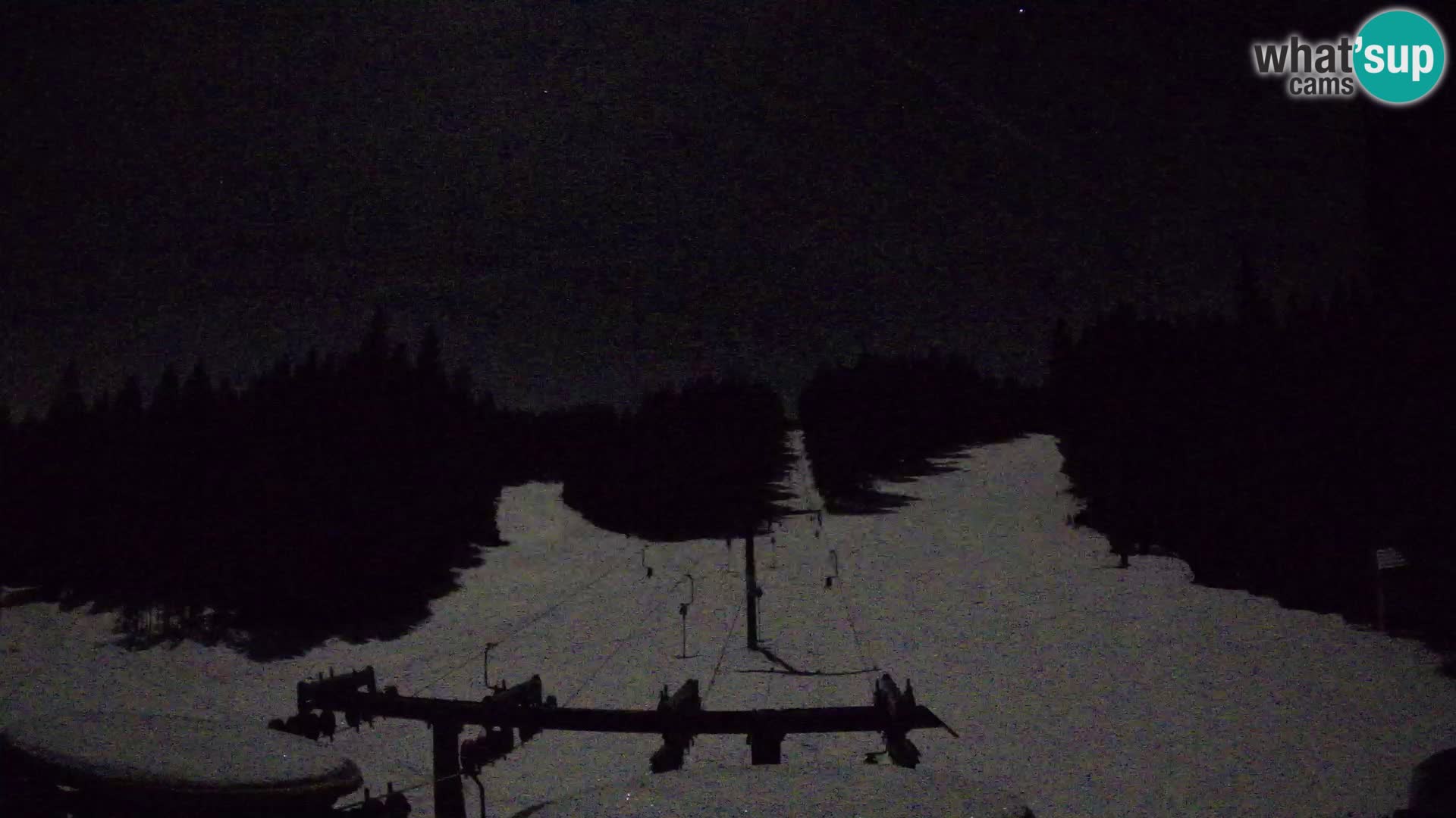 Skijalište Rogla web kamera Ostruščica proga 1 in 2