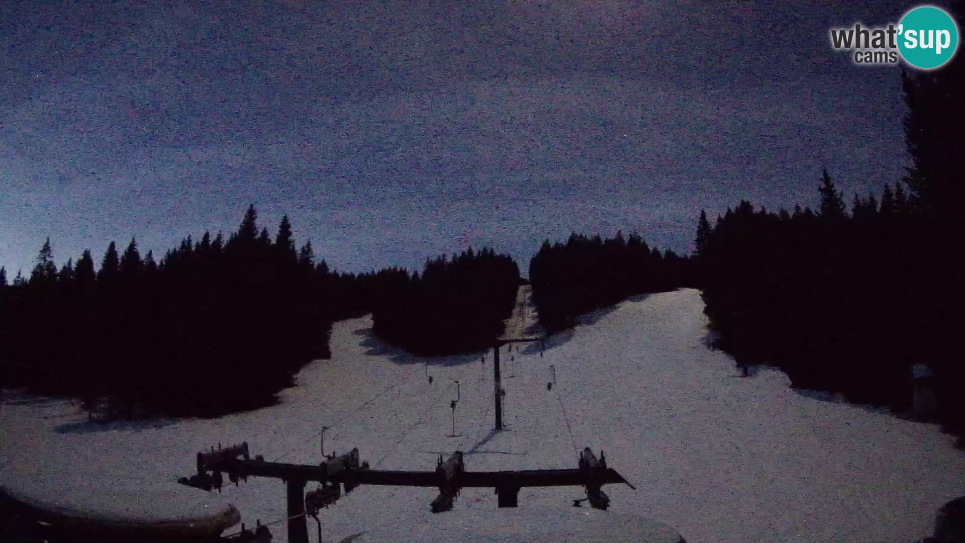 Skijalište Rogla web kamera Ostruščica proga 1 in 2