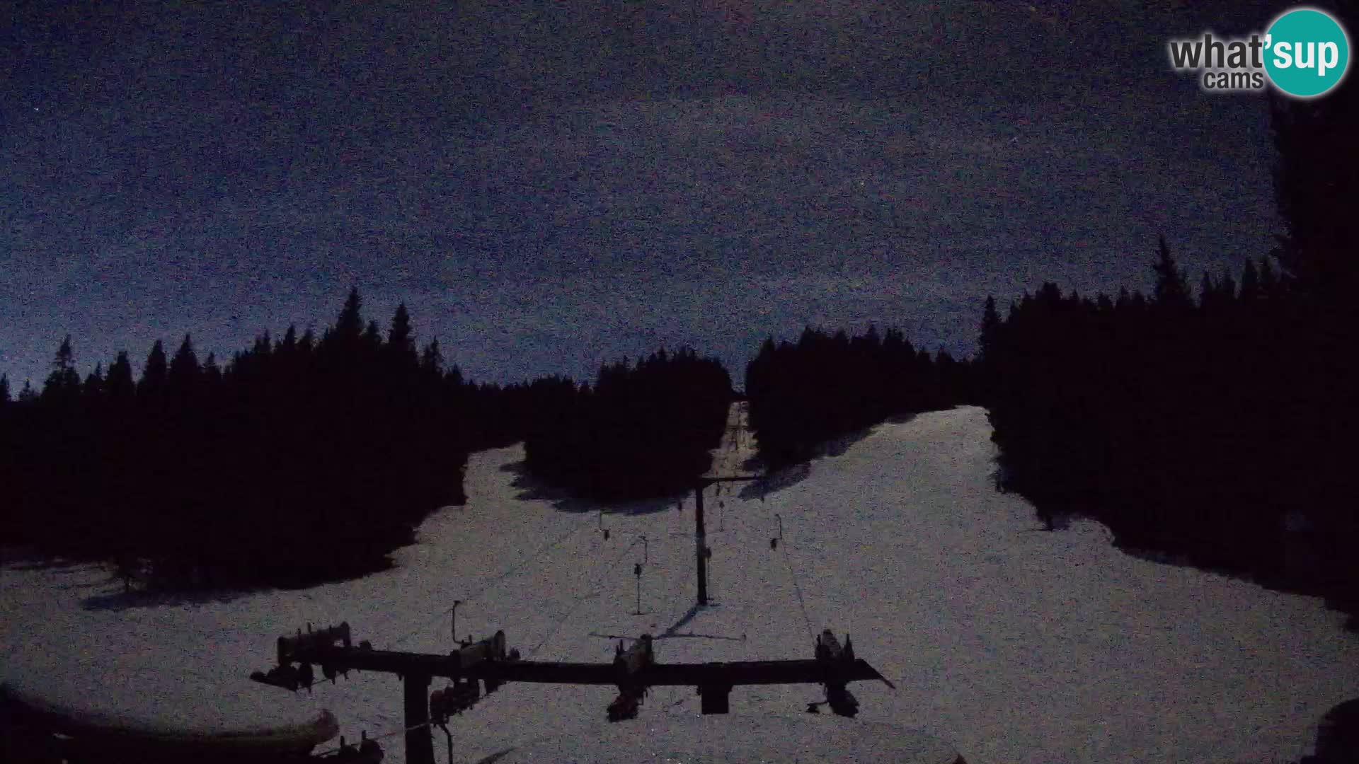 Comprensorio sciistico Rogla Webcam live Ostruščica piste 1 e 2