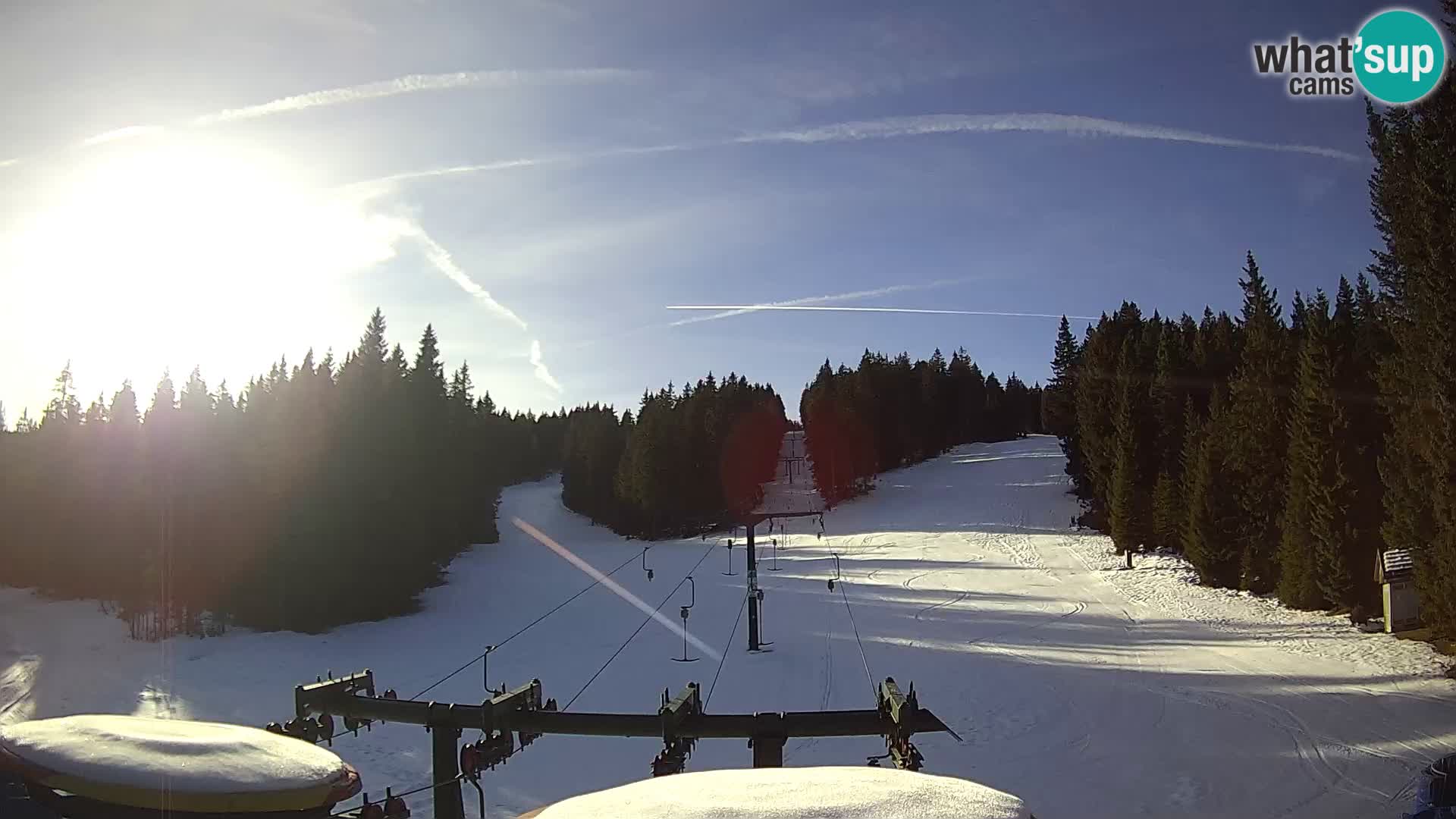 Station de ski Rogla Webcam Ostruščica pistes 1 et 2