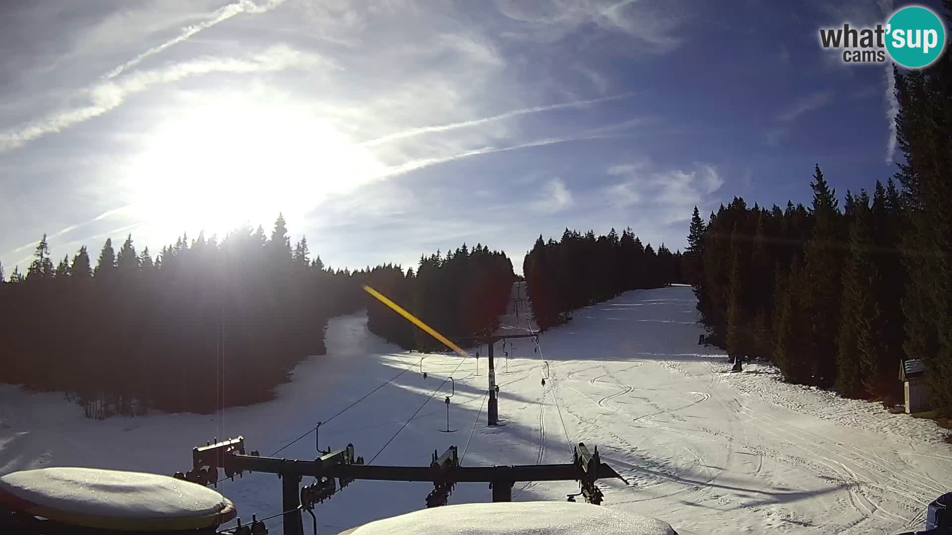 Estación de esquí Rogla Webcam Ostruščica pistas 1 y 2