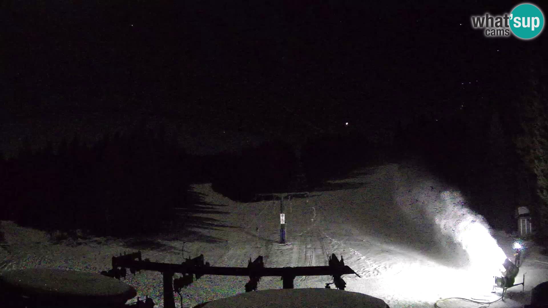 Skigebiet Rogla Webcam Ostruščica Piste 1 und 2