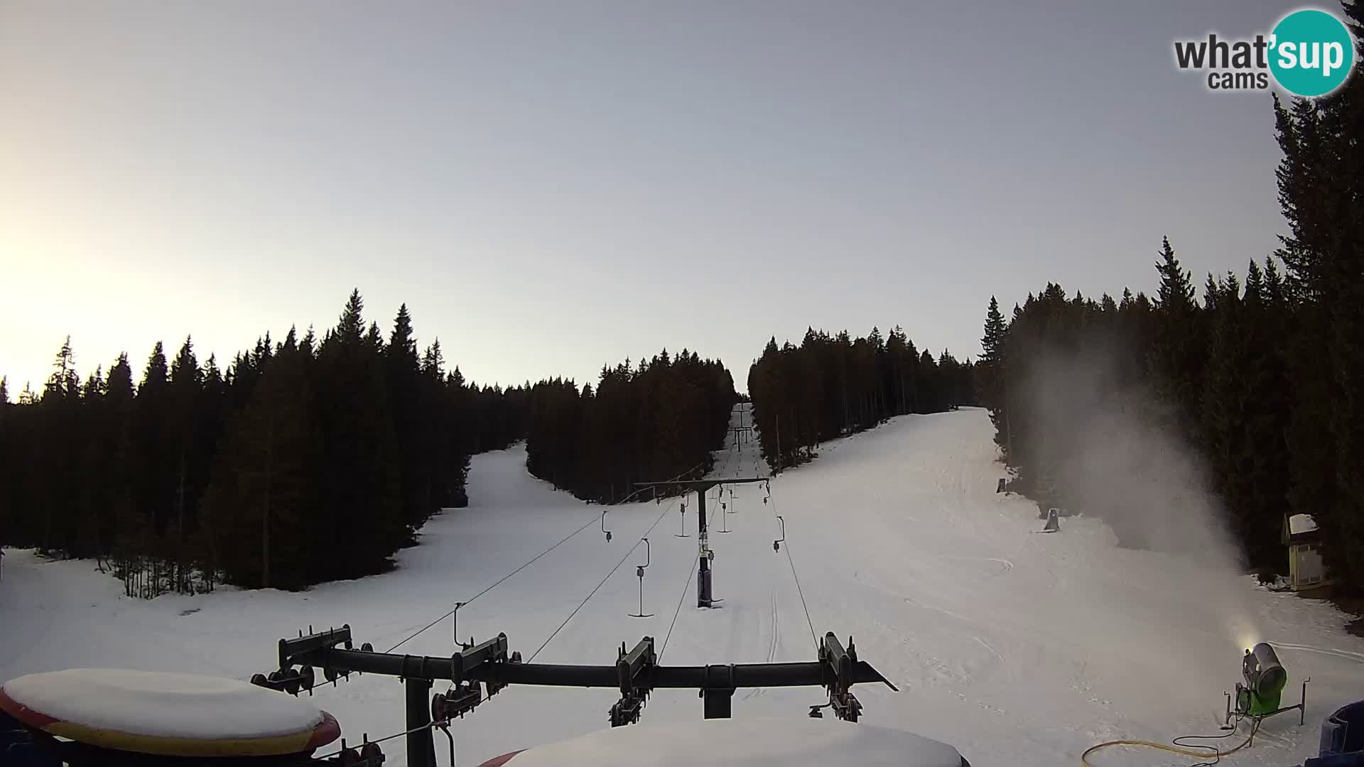 Estación de esquí Rogla Webcam Ostruščica pistas 1 y 2