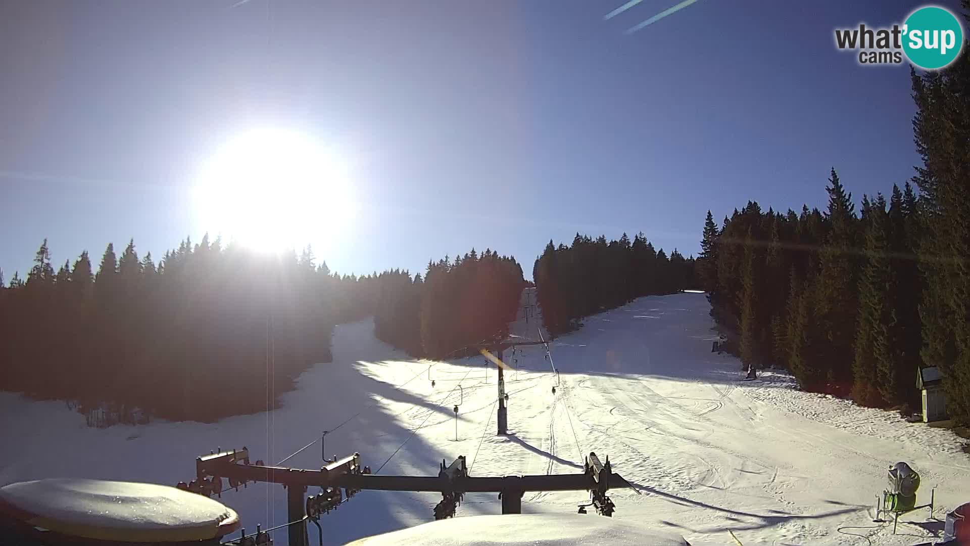 Skijalište Rogla web kamera Ostruščica proga 1 in 2