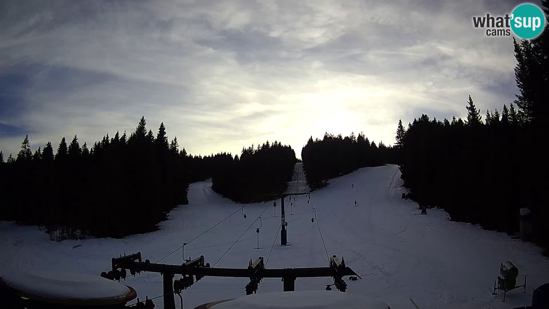 Skigebiet Rogla Webcam Ostruščica Piste 1 und 2