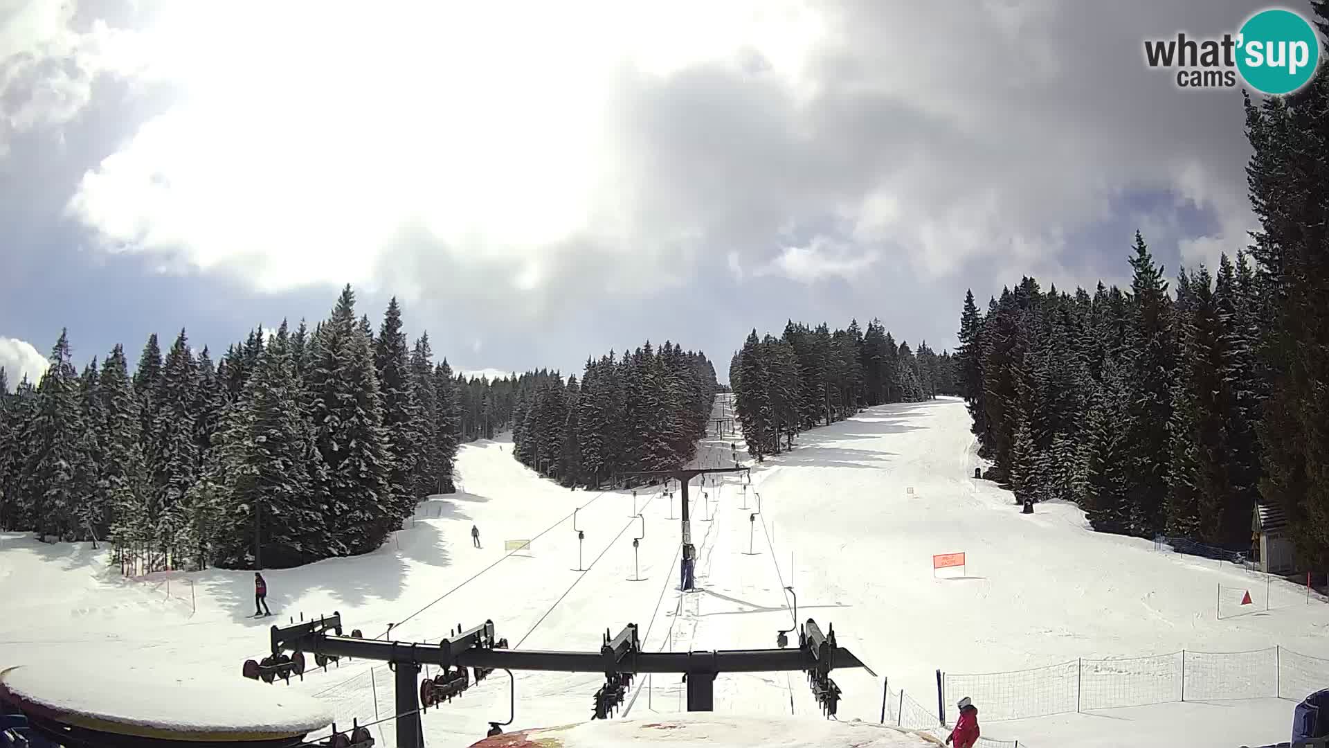 Skigebiet Rogla Webcam Ostruščica Piste 1 und 2
