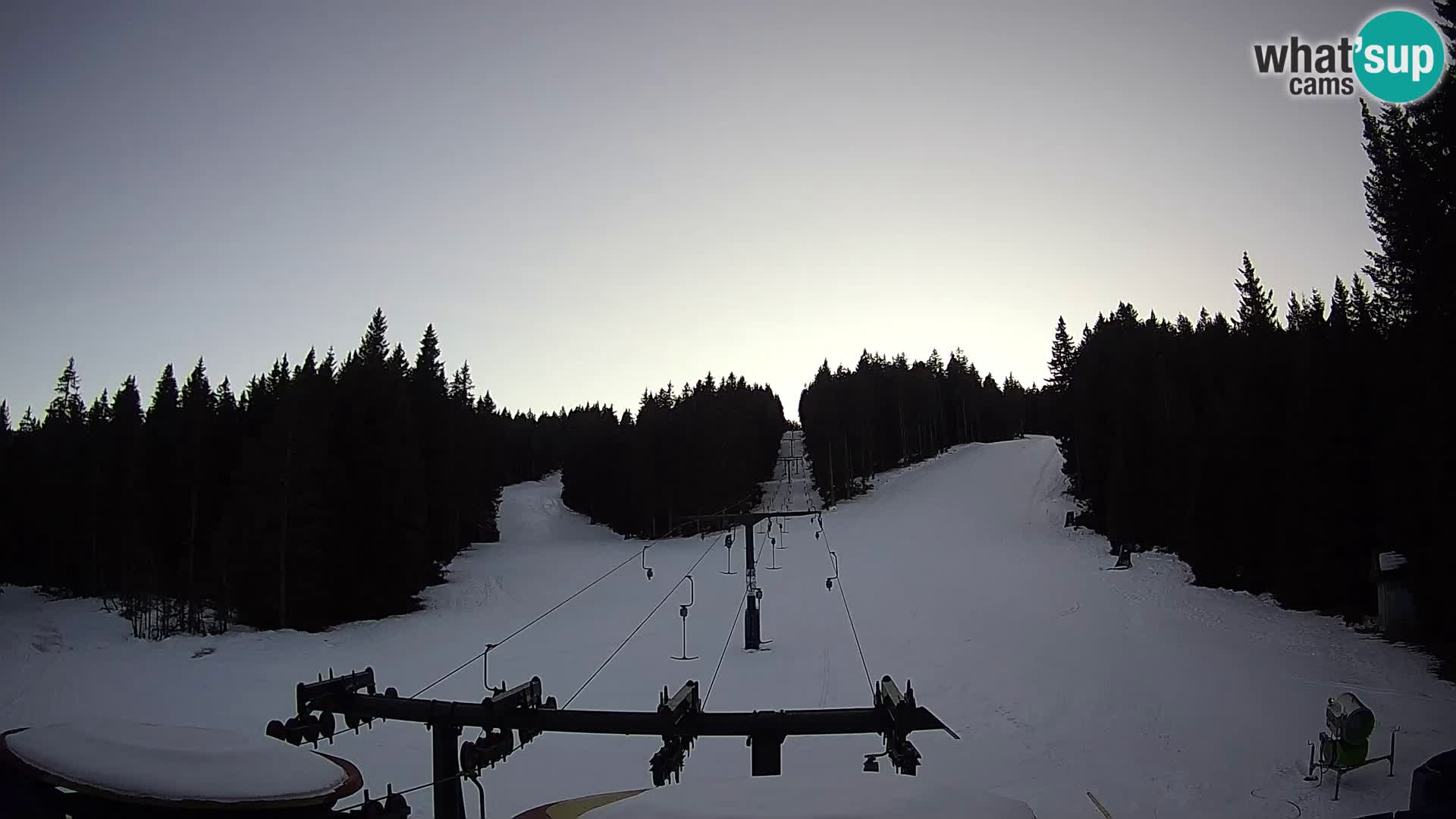 Skigebiet Rogla Webcam Ostruščica Piste 1 und 2