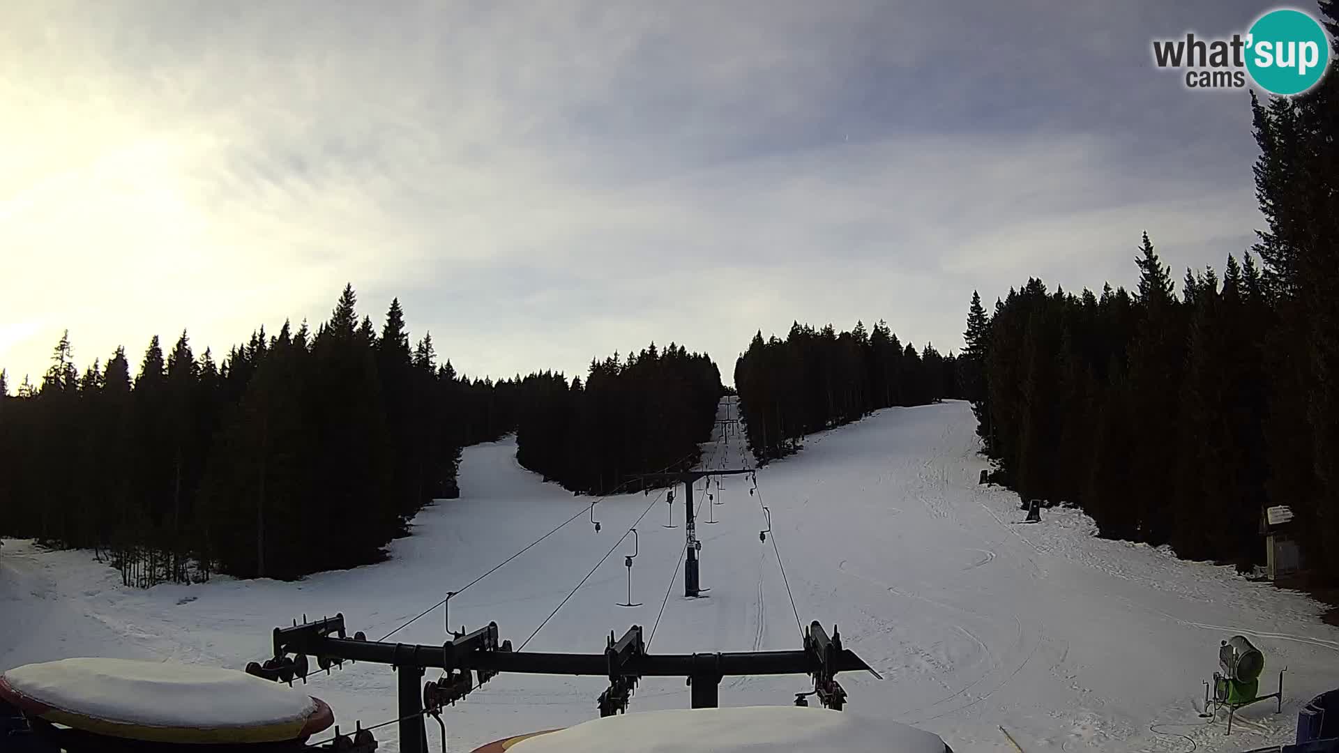 Comprensorio sciistico Rogla Webcam live Ostruščica piste 1 e 2