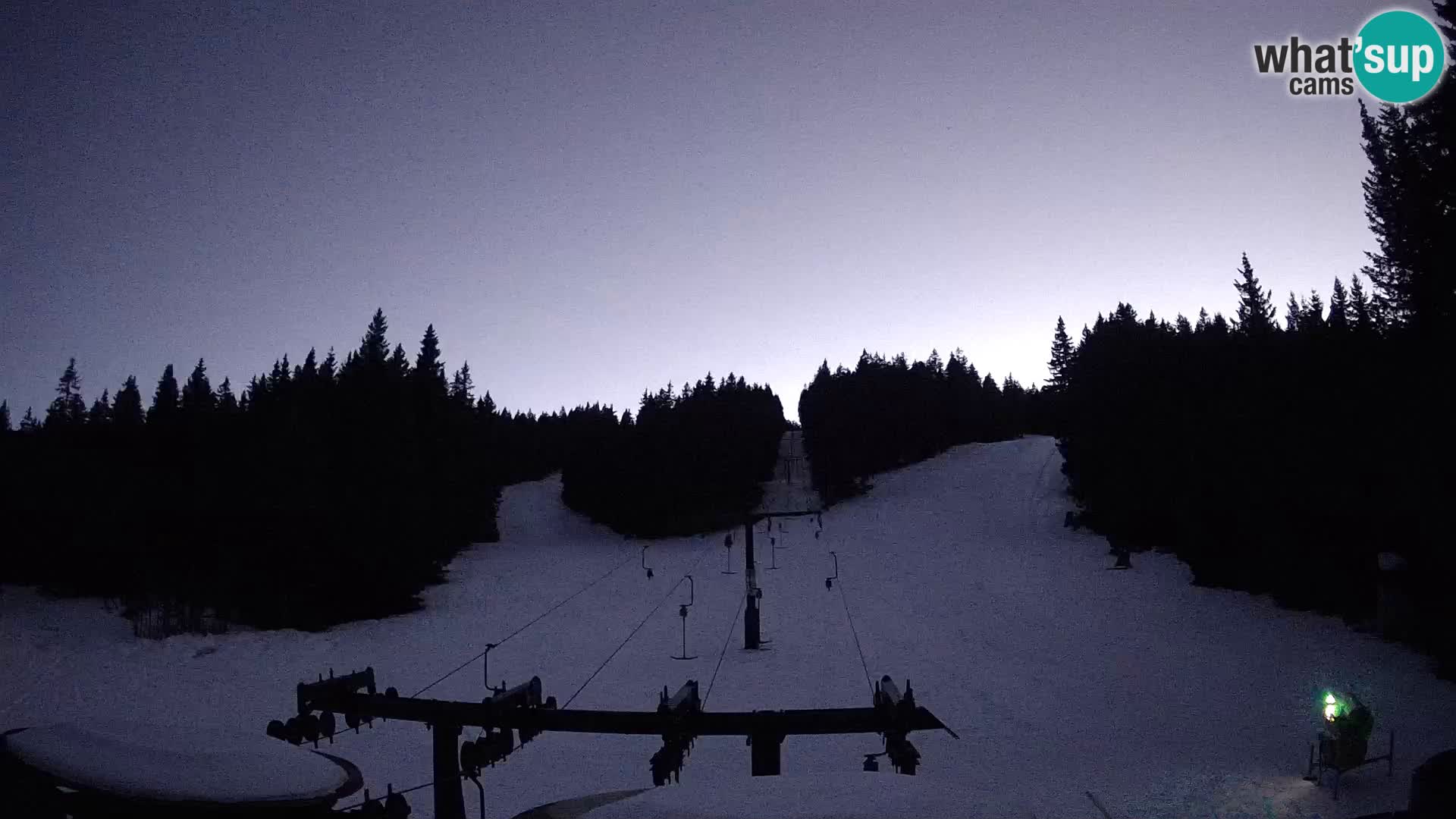 Estación de esquí Rogla Webcam Ostruščica pistas 1 y 2