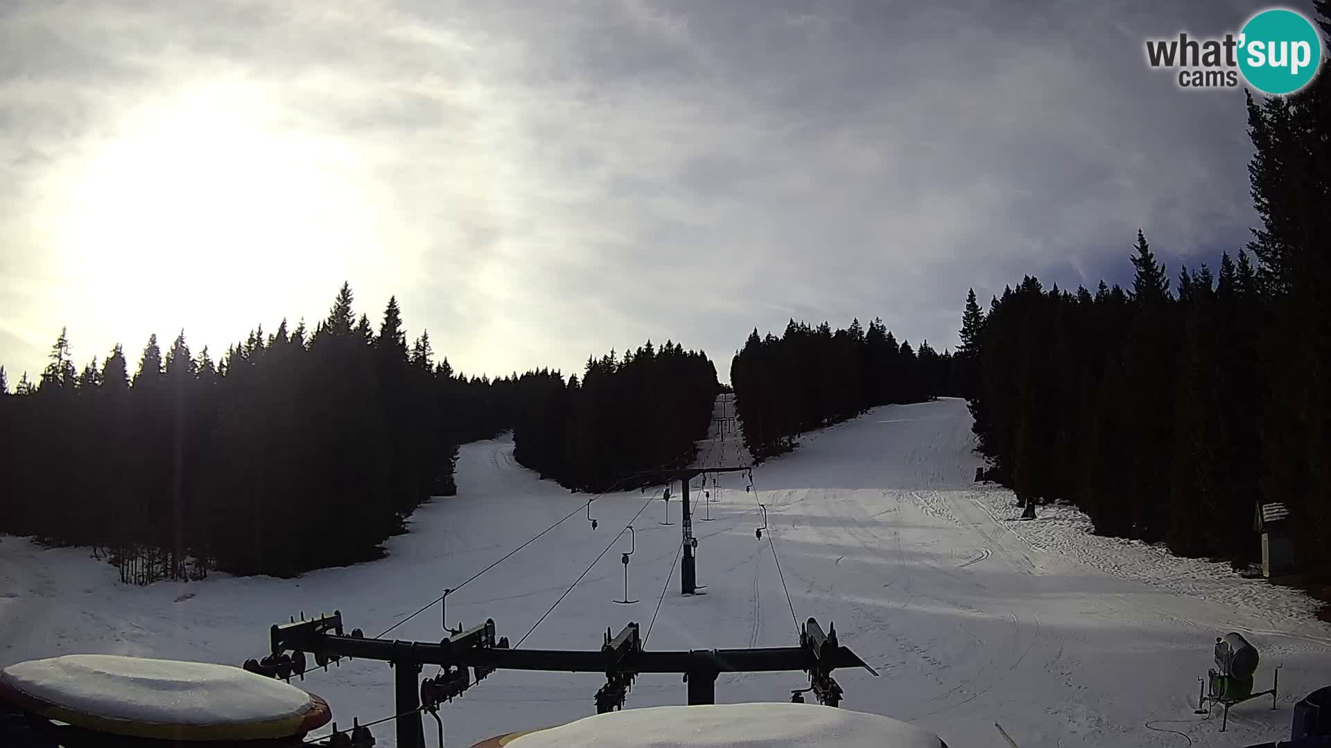 Station de ski Rogla Webcam Ostruščica pistes 1 et 2
