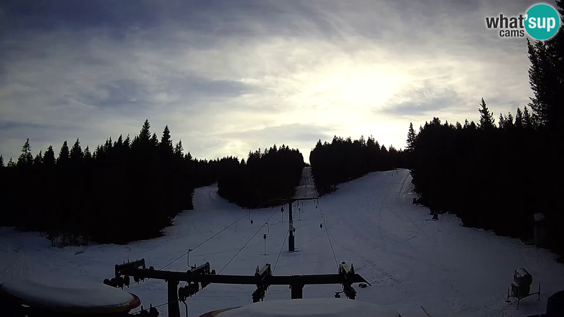 Station de ski Rogla Webcam Ostruščica pistes 1 et 2