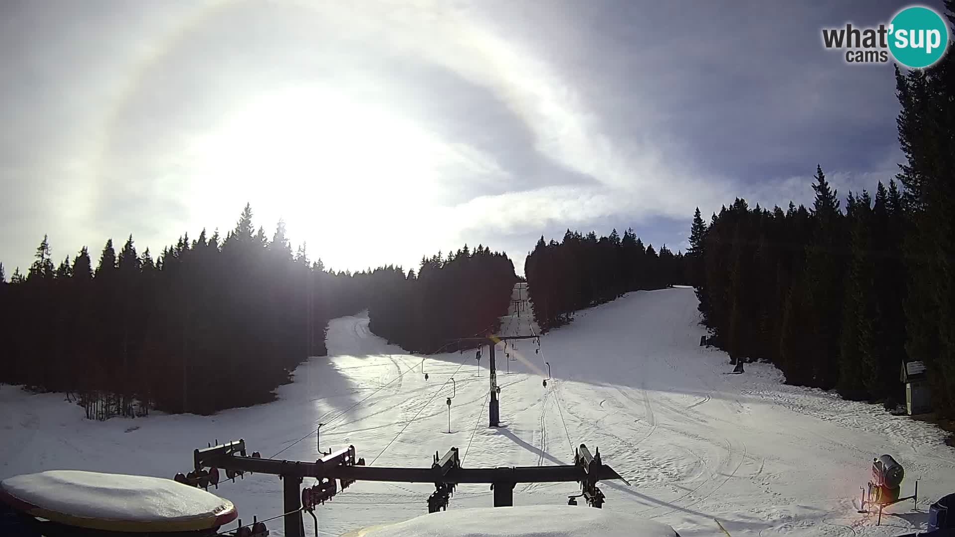 Station de ski Rogla Webcam Ostruščica pistes 1 et 2