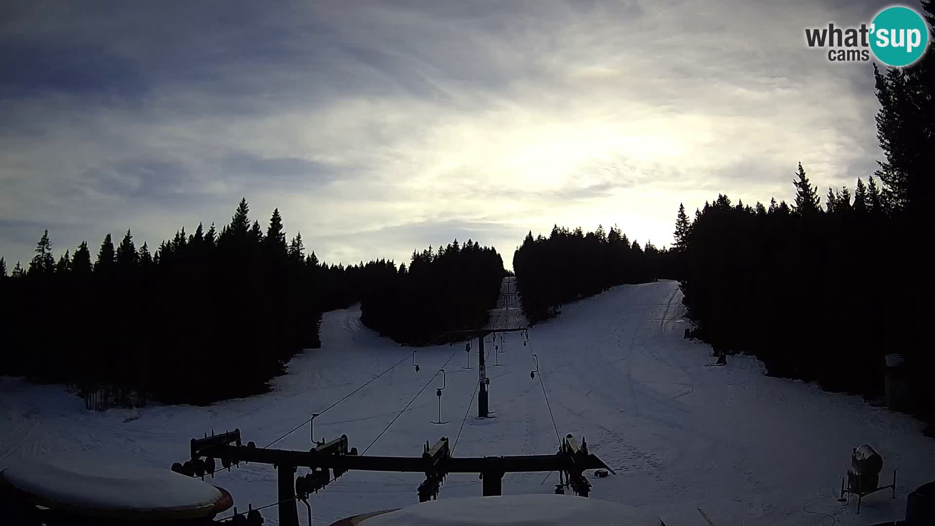 Skigebiet Rogla Webcam Ostruščica Piste 1 und 2