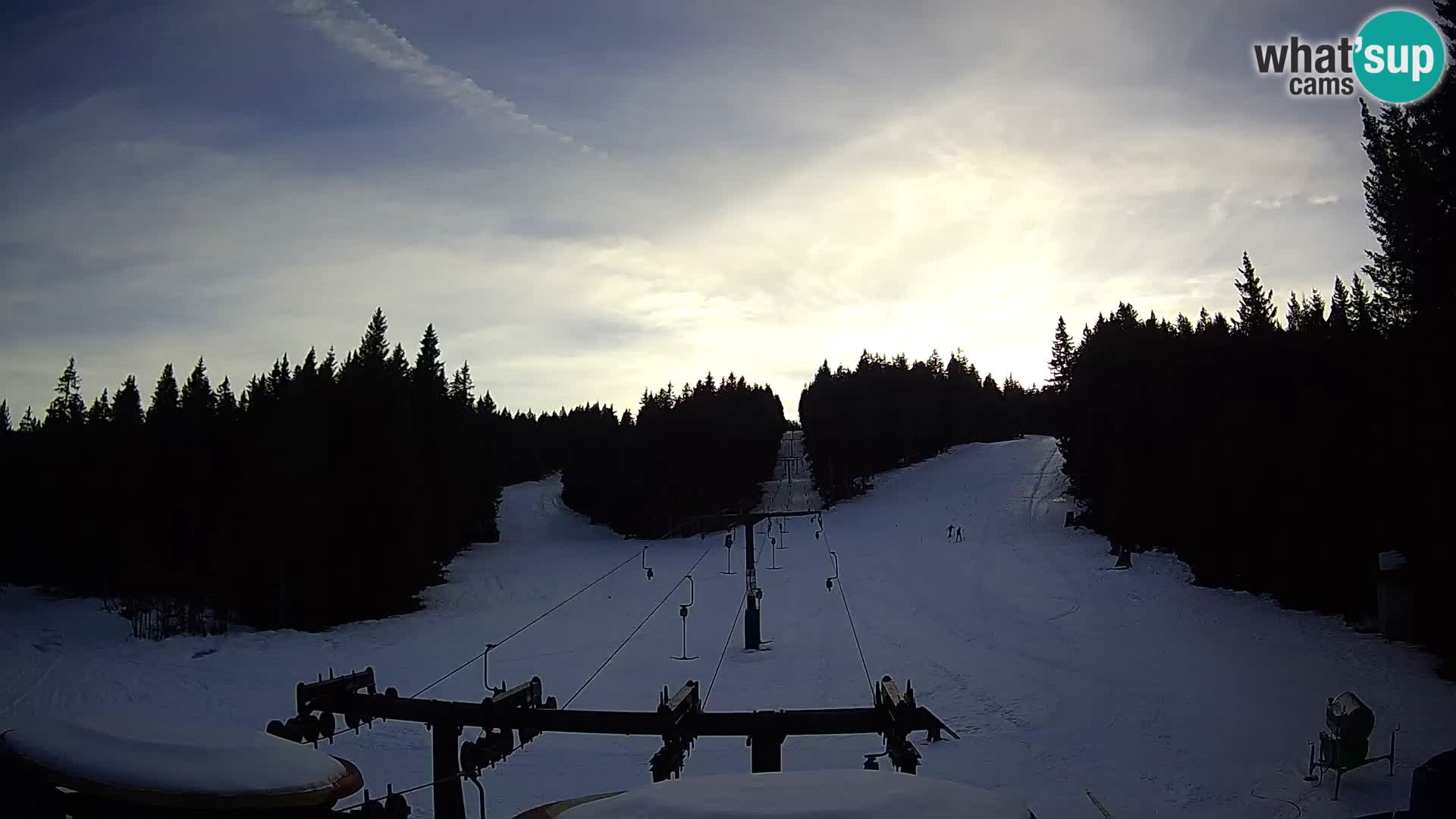 Skigebiet Rogla Webcam Ostruščica Piste 1 und 2