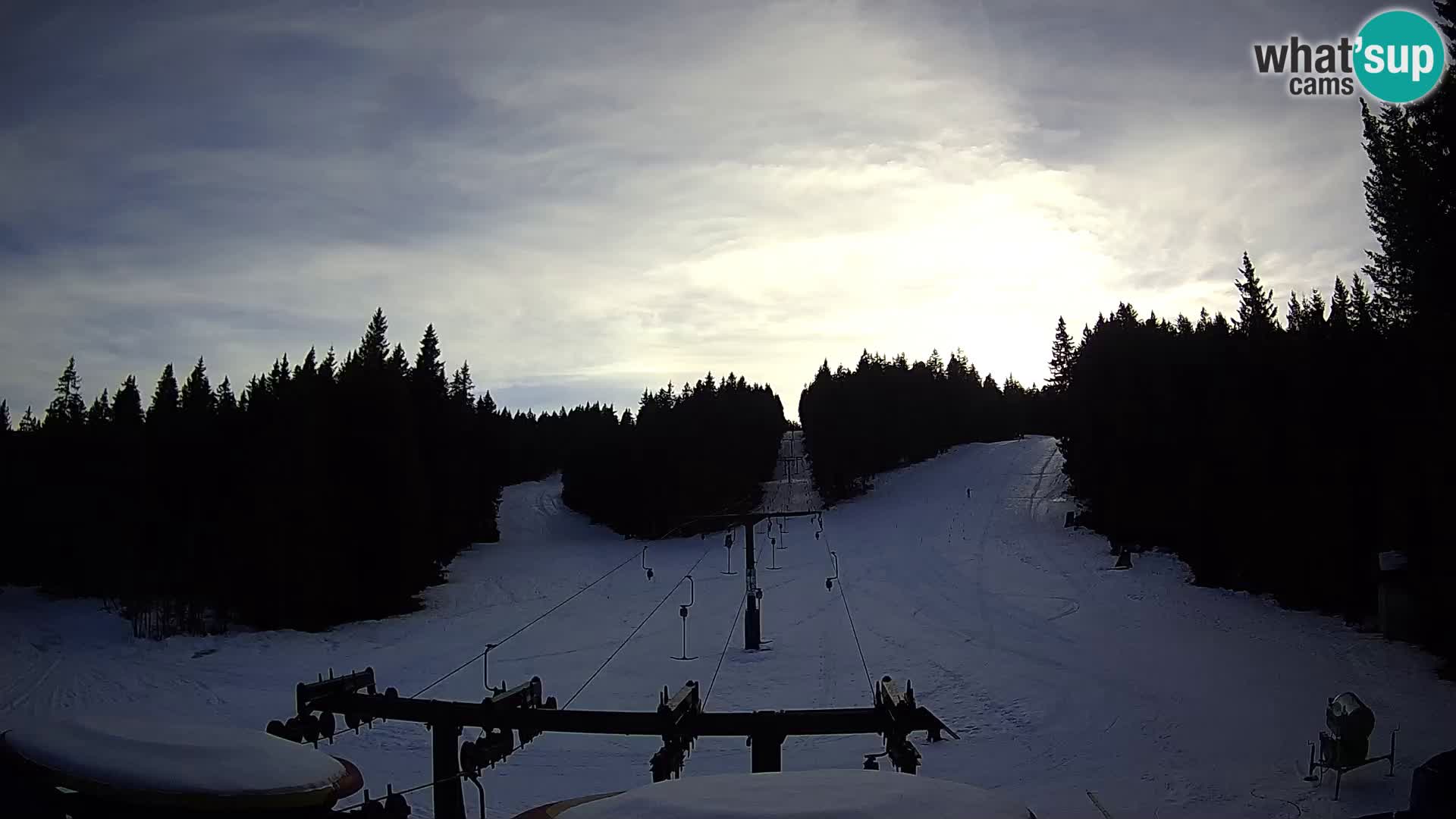 Station de ski Rogla Webcam Ostruščica pistes 1 et 2