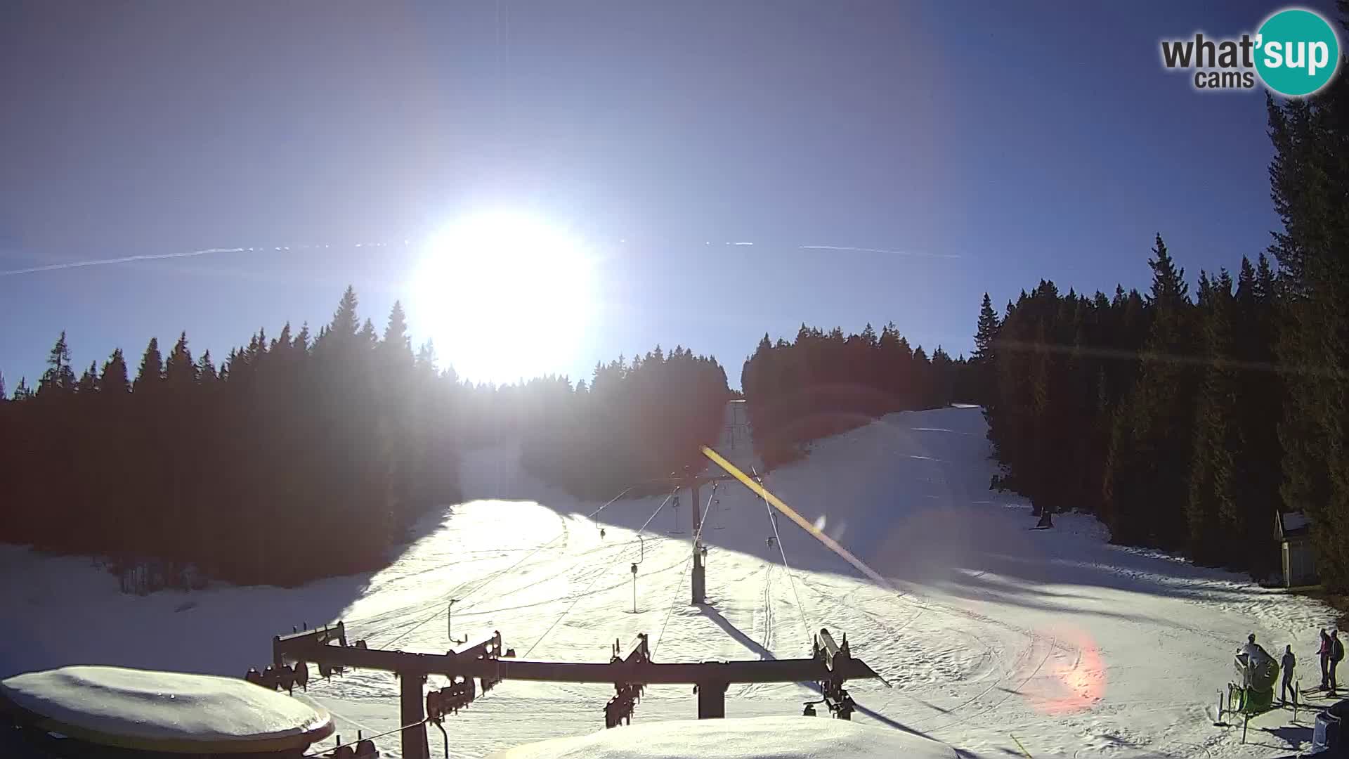 Station de ski Rogla Webcam Ostruščica pistes 1 et 2