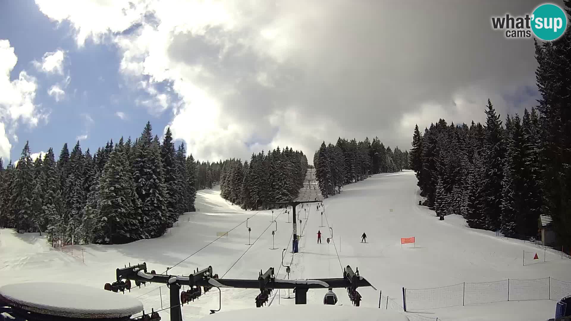 Comprensorio sciistico Rogla Webcam live Ostruščica piste 1 e 2