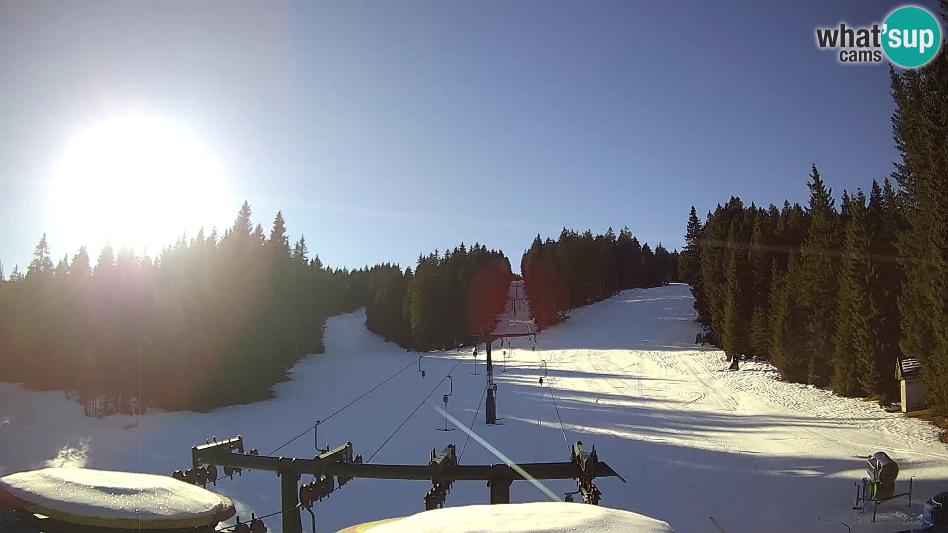 Station de ski Rogla Webcam Ostruščica pistes 1 et 2