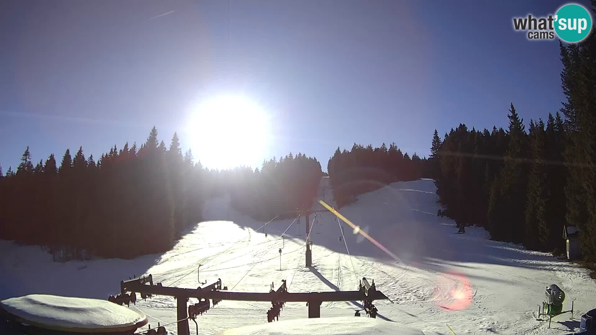 Estación de esquí Rogla Webcam Ostruščica pistas 1 y 2