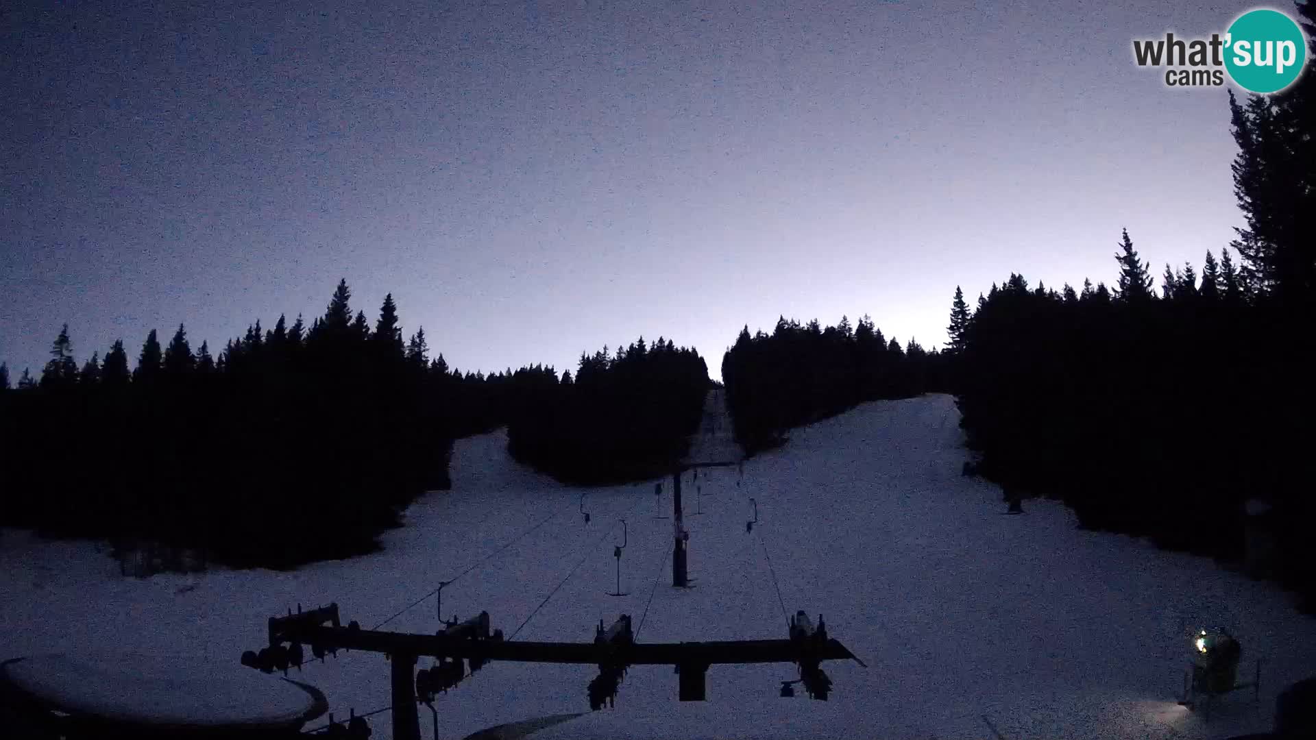 Estación de esquí Rogla Webcam Ostruščica pistas 1 y 2