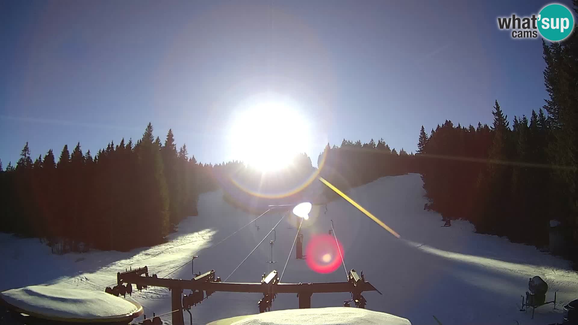 Skijalište Rogla web kamera Ostruščica proga 1 in 2