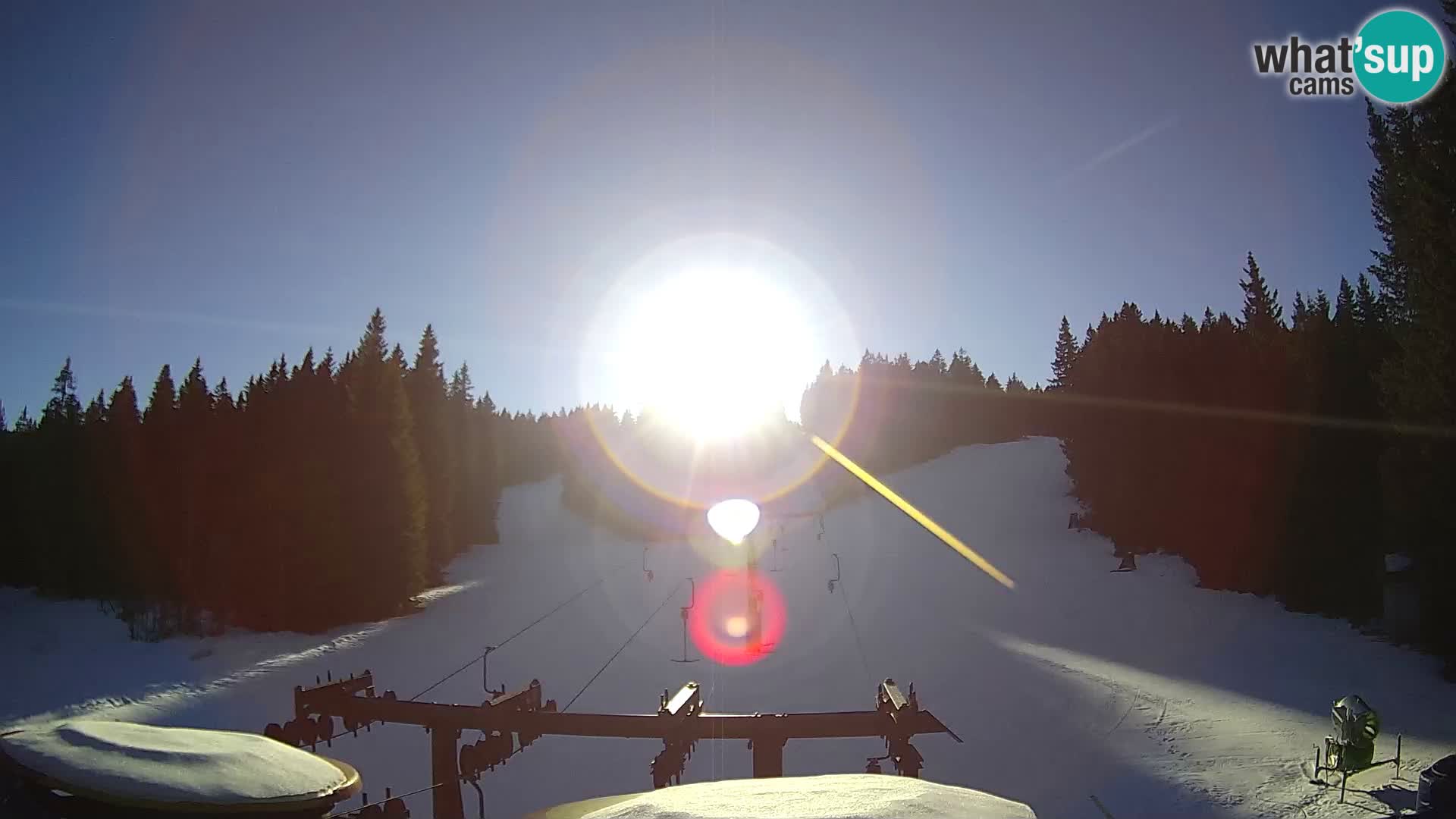 Station de ski Rogla Webcam Ostruščica pistes 1 et 2